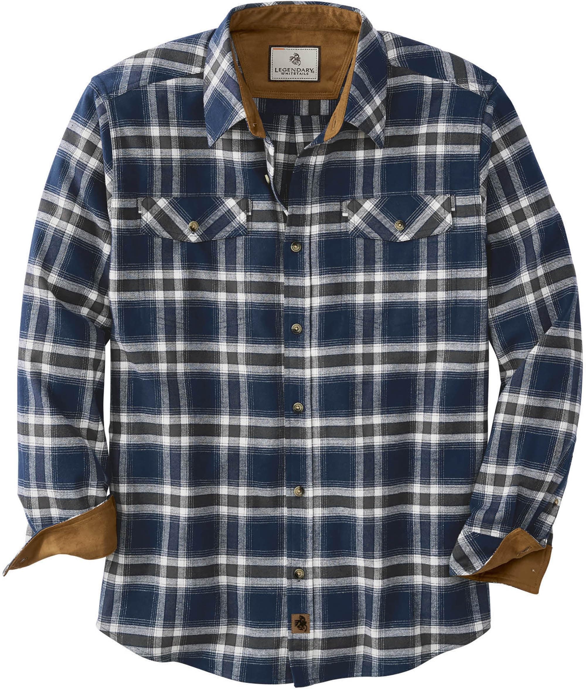 Legendary Whitetails Men's Long Sleeve Button Down Relaxed Fit Flannel Shirt