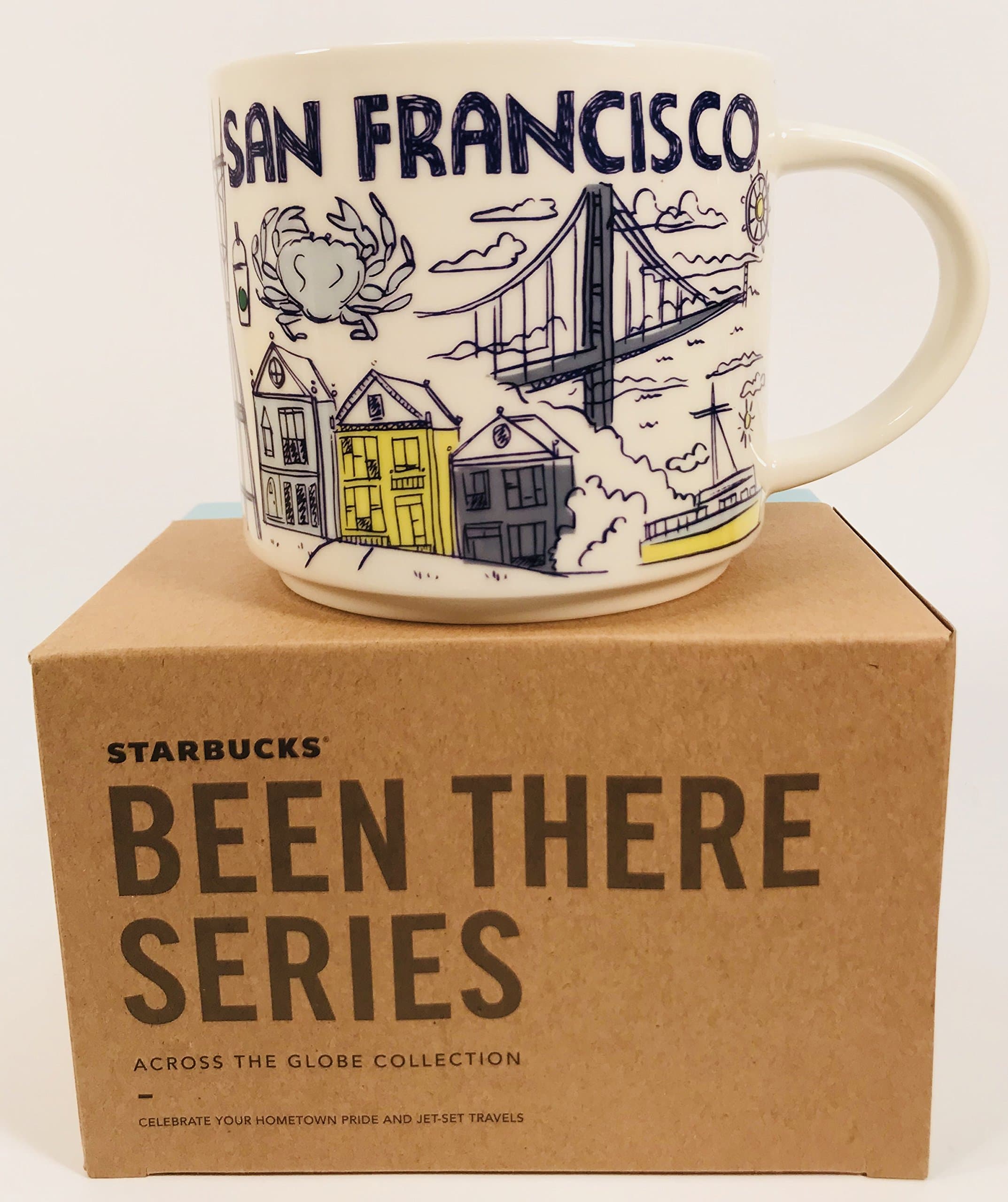 Starbucks Been There Series San Francisco,Ceramic Mug, 14 Oz