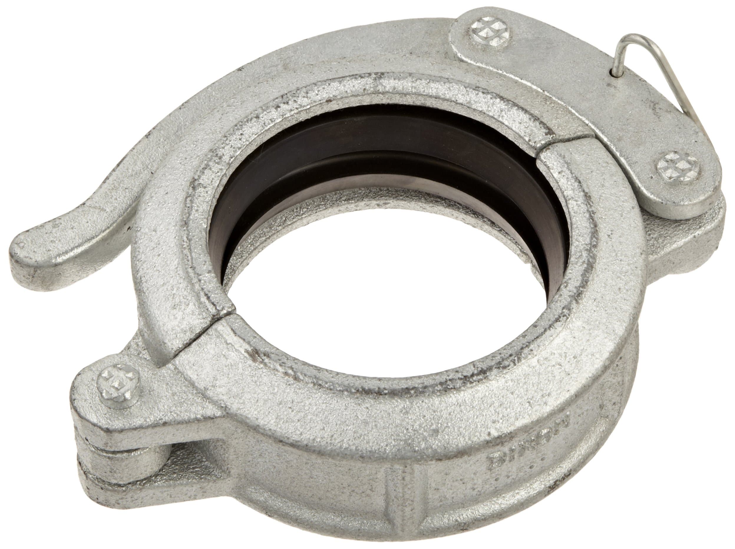 Dixon H33 Ductile Iron Series Q Pipe and Welding Fitting, Quick Release Coupling with EPDM Gasket, 3" Size x 3-1/2" Pipe OD