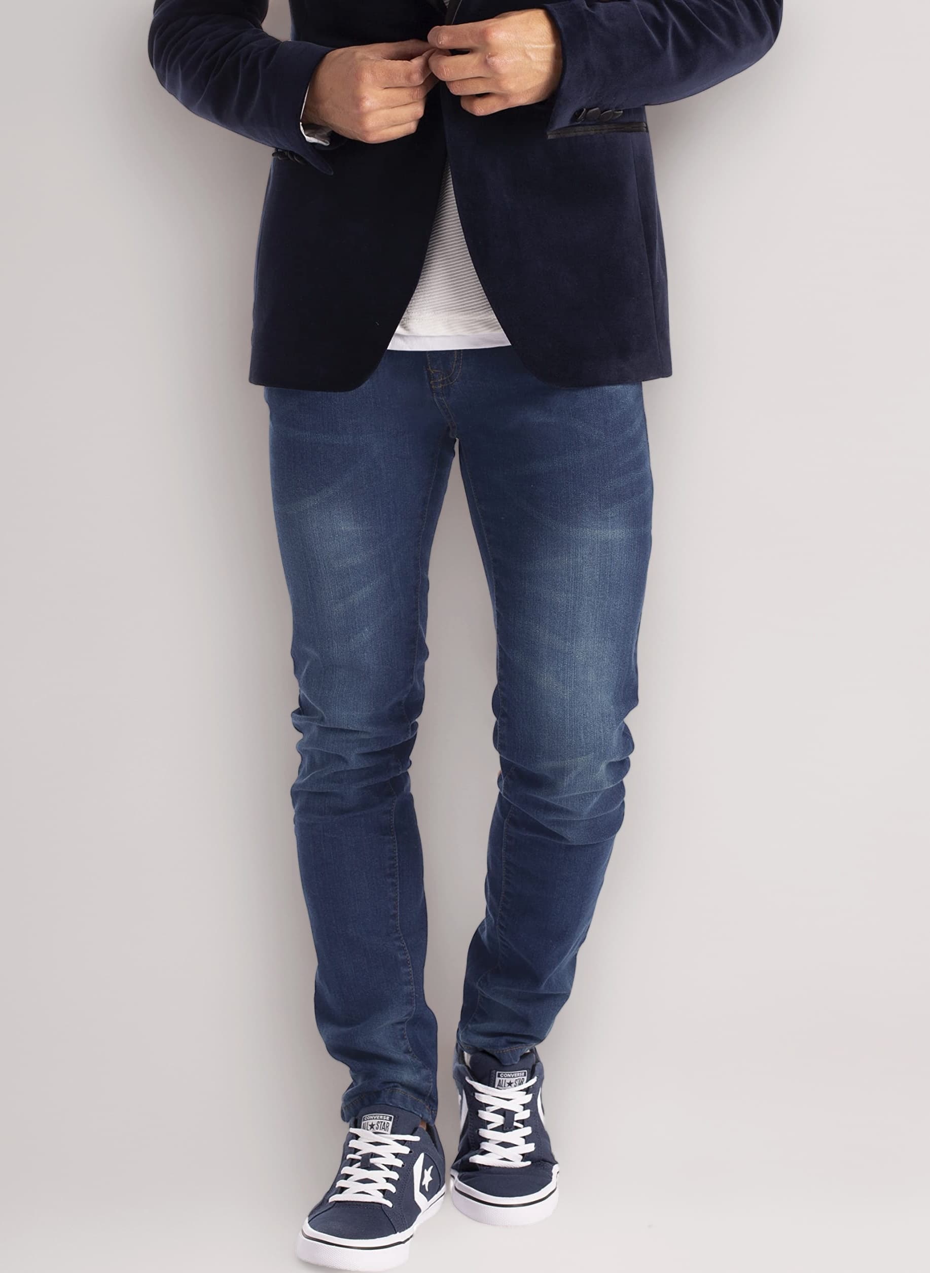 New Mens Stretch Skinny Slim Fit Flex Jeans Pant Stretchable Denim 98% Cotton & 2% Stretch Trouser 28-40 Waist