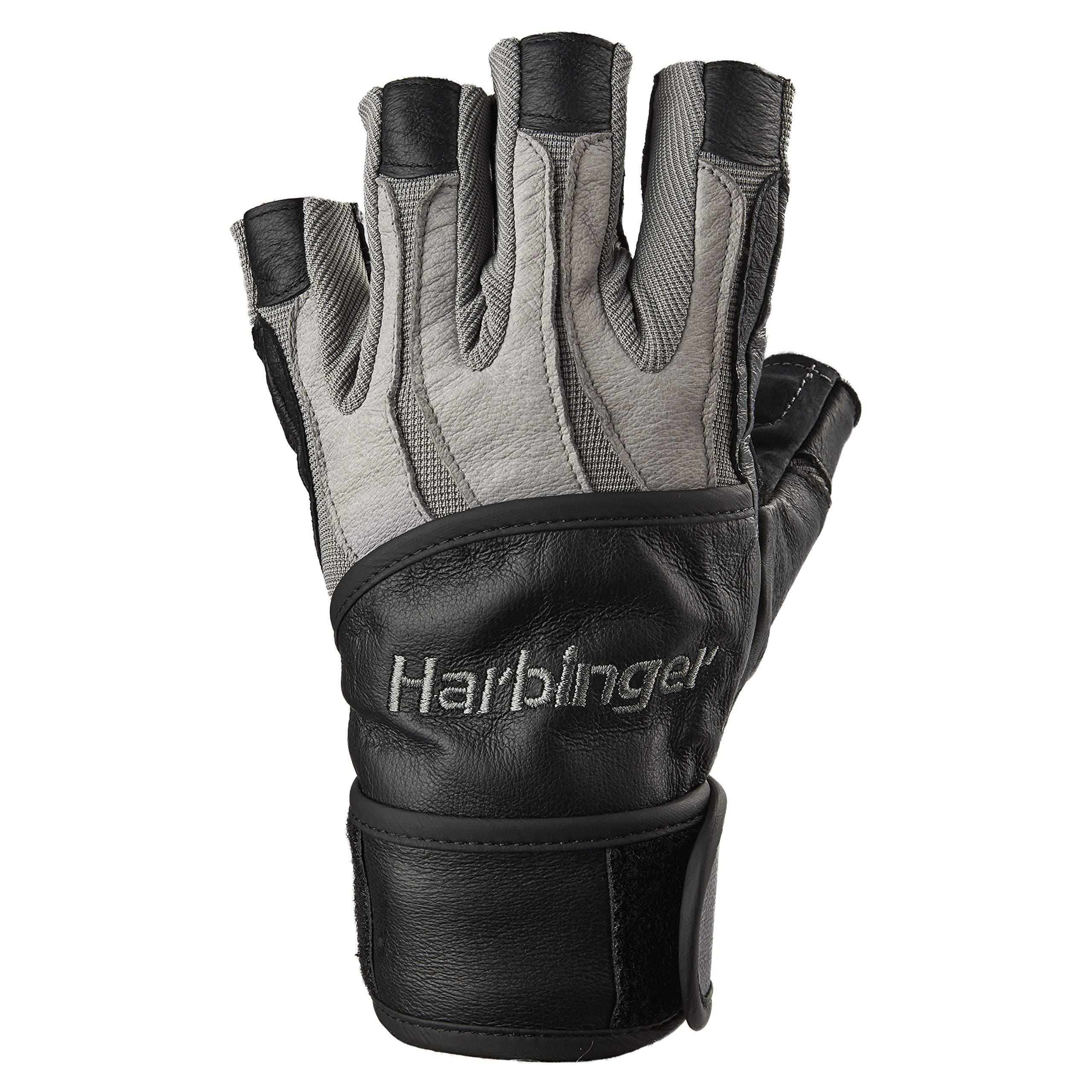 Harbinger BioForm Wristwrap Weightlifting Glove with Heat-Activated Cushioned Palm (Pair)