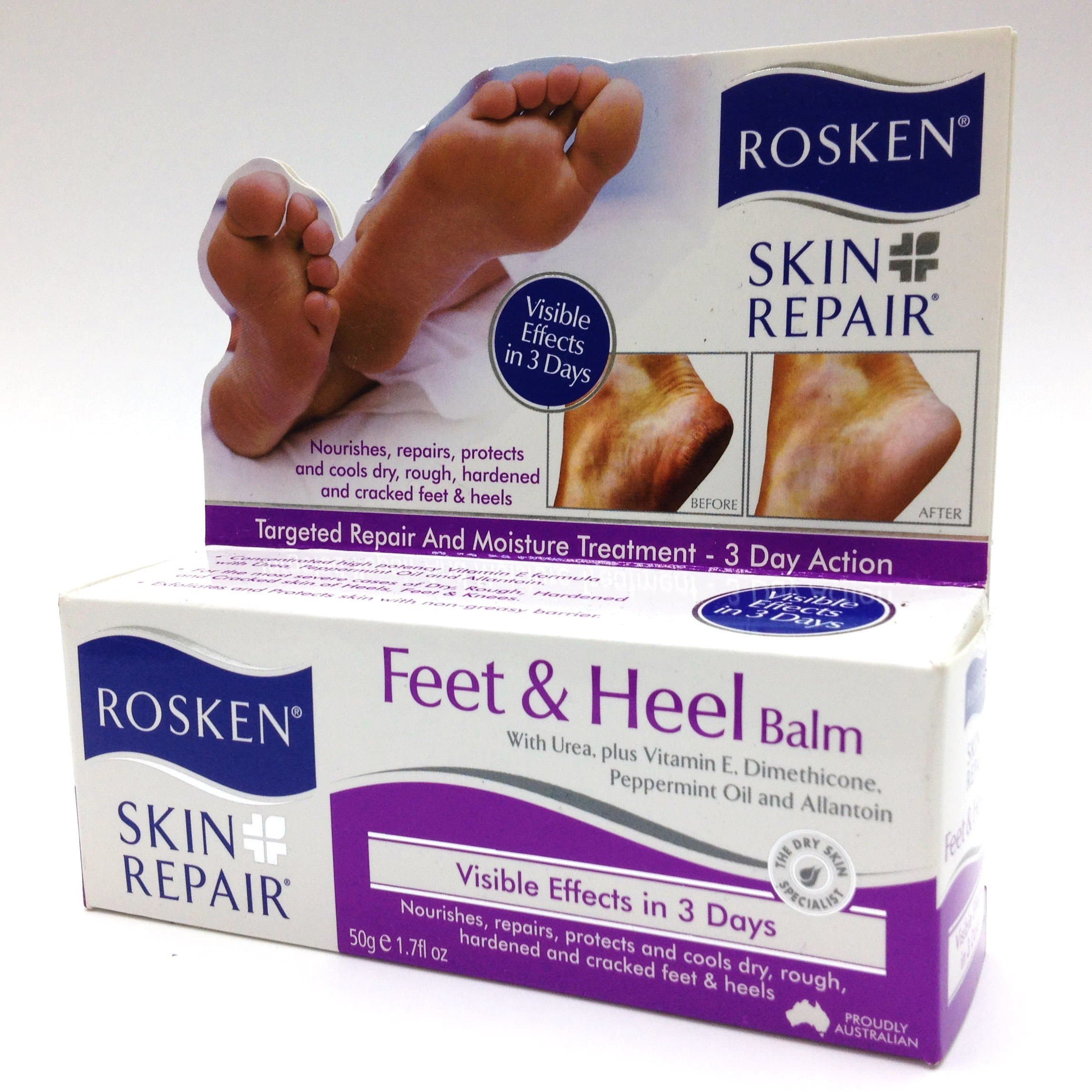 Rosken Feet and Heel Balm 50g,for Cracked Heel & Dry Feet