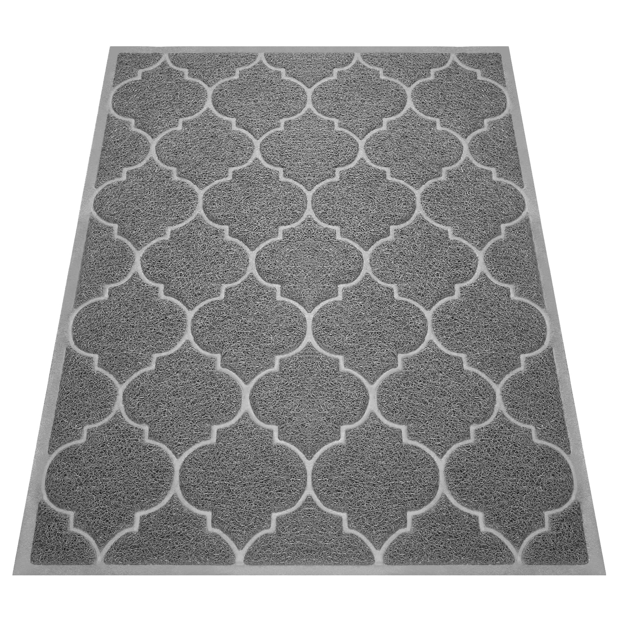 Cosyearn Door Mat, Front Door Mat, 46x35, Welcome Mats for Entryway,Garage,High Traffic Areas, Jumbo Size, Doormat Entrance, Waterproof Mat, Easy Clean, Outdoor Indoor Floor Mat,Non Slip (Grey)