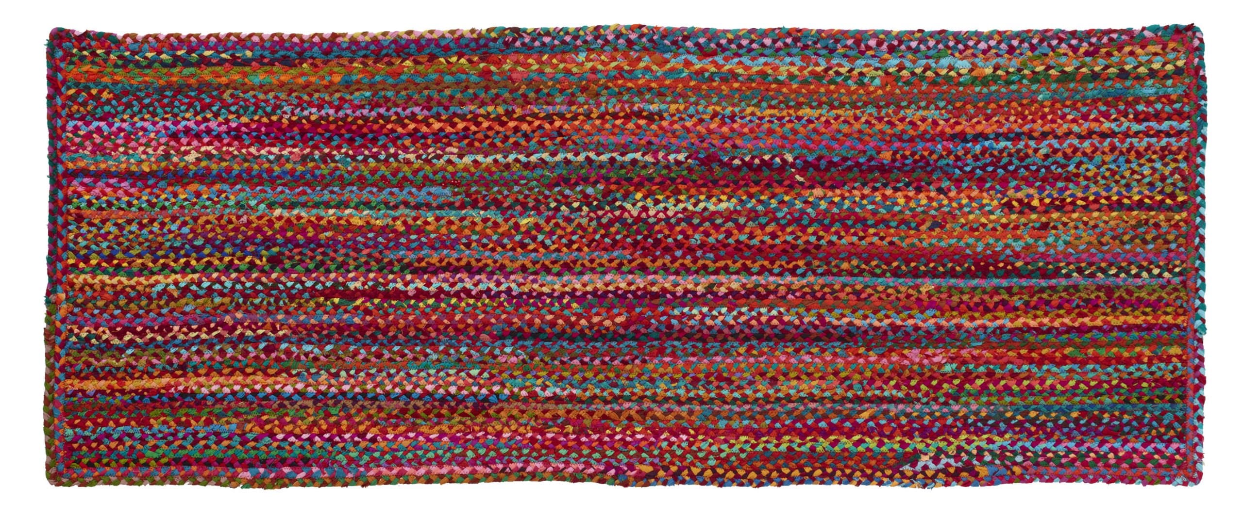 Extra Weave USA Carnivale Braided Rug, 27-Inch by 72-Inch