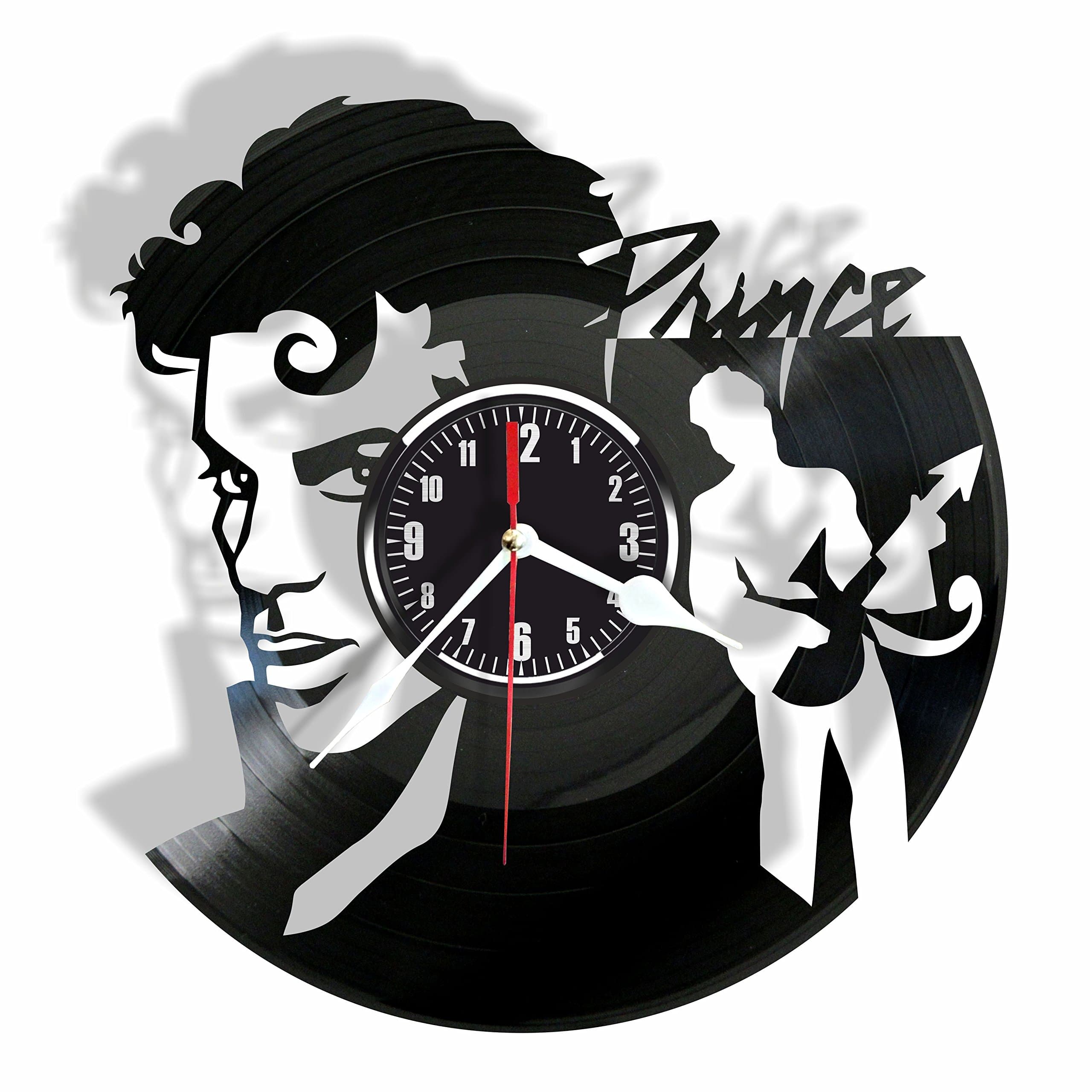 Prince Vinyl Wall Clock- Modern Room Decor-Unique Handmade Gift for Friends and Someone You Love