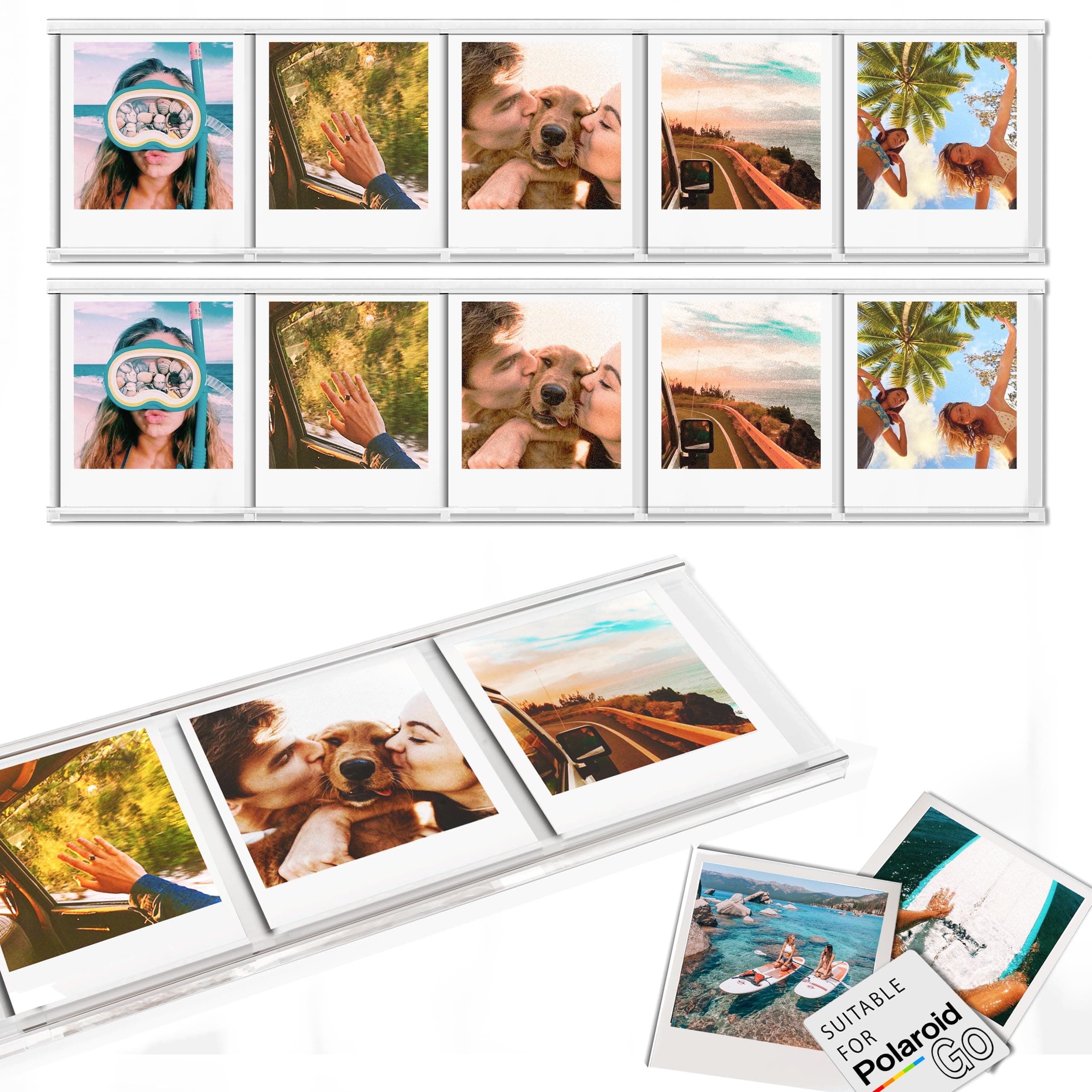 Elil Polaroid Frame Wall Frame for Go-Type Collage Frames 2 Sets