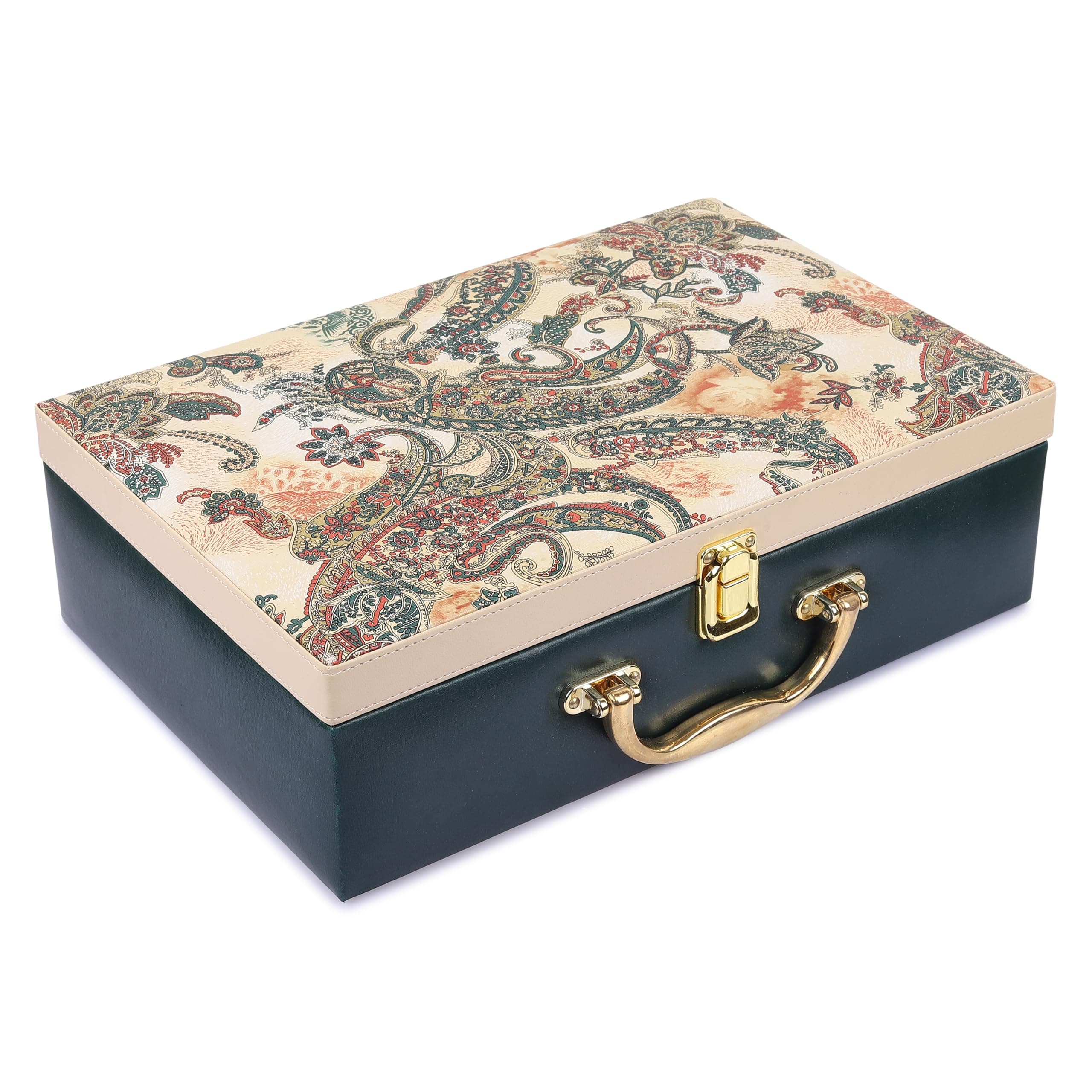 ANAV Premium Pu Leather Bnagle Box For Women|Bangle Case For Girls Stylish And Durable|Jewelry Storage Case Bangles Organizer,Multicolor