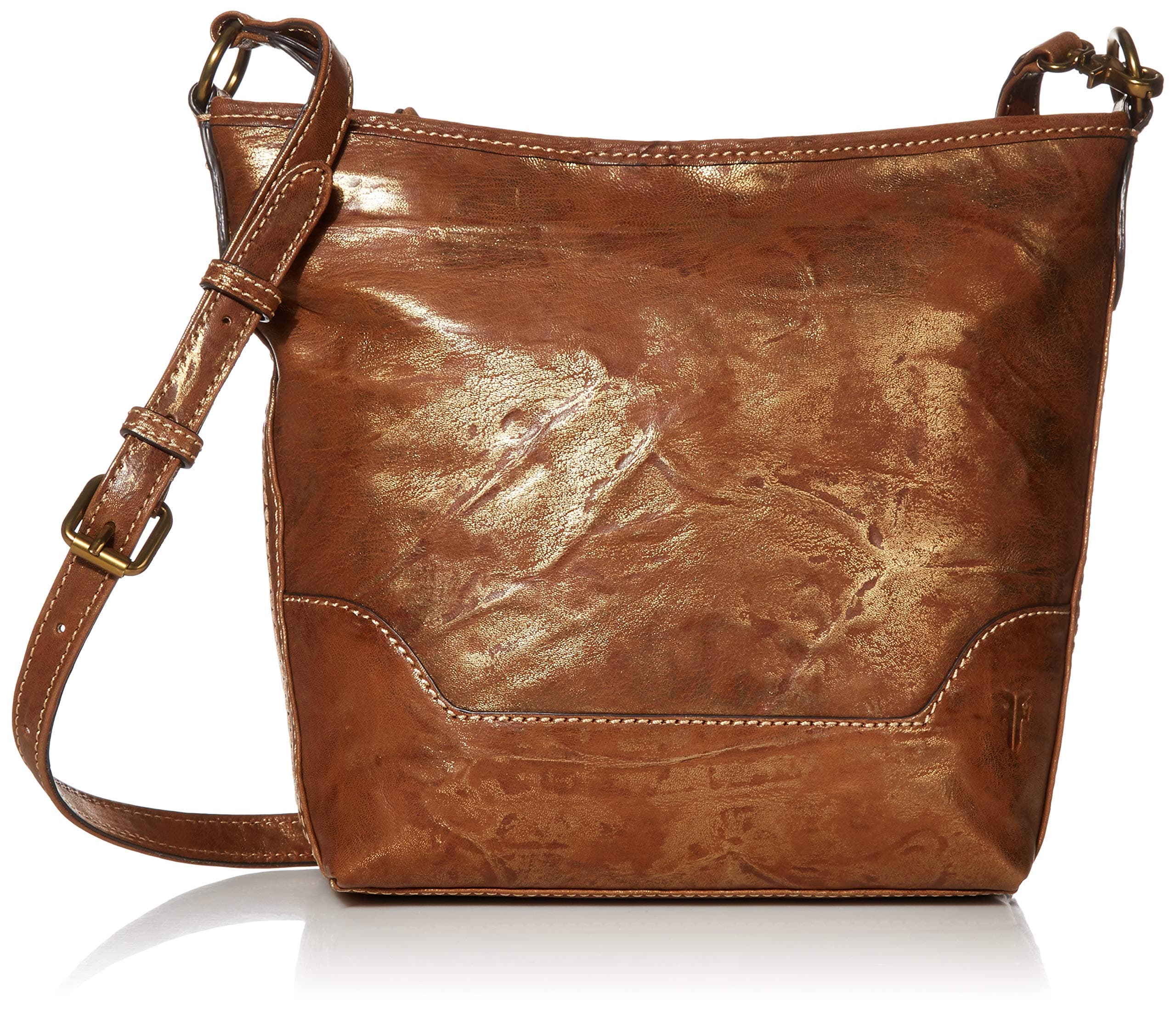 Melissa Small Zip HOBO Bag, Bronze