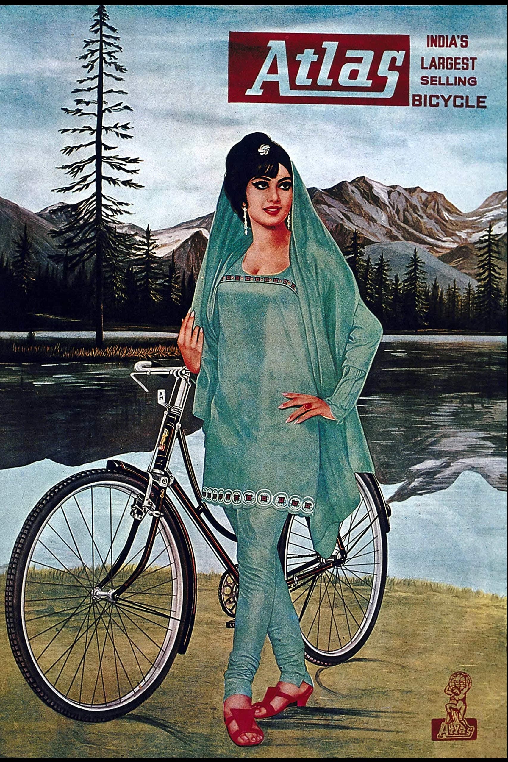 Vintage India Atlas Bicycle Advert Shree Des Raj 1971 Wall Art Photo Picture Print Poster A4