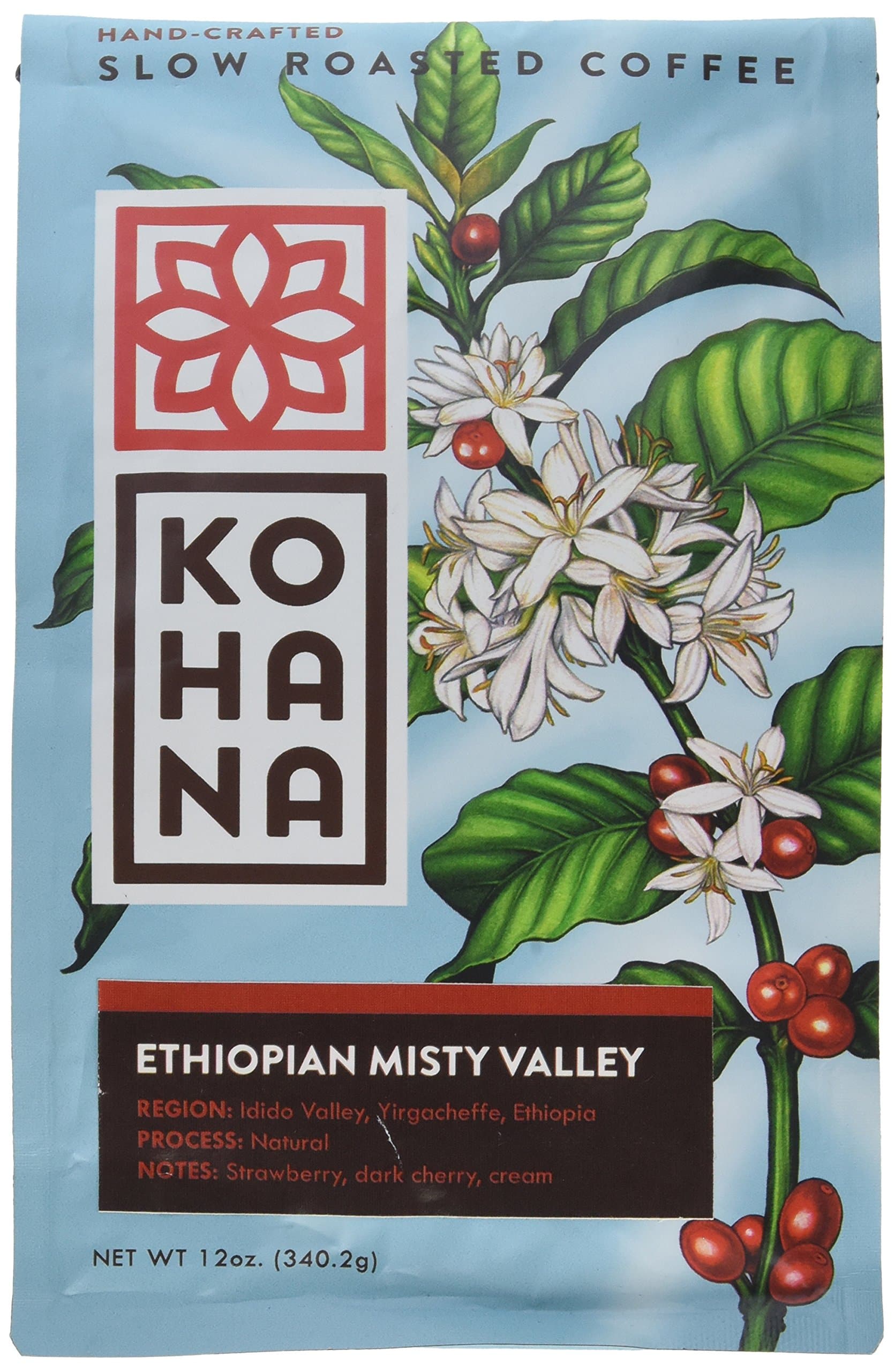 Kohana Coffee, Coffee Ethiopian Misty Valley, 12 Ounce