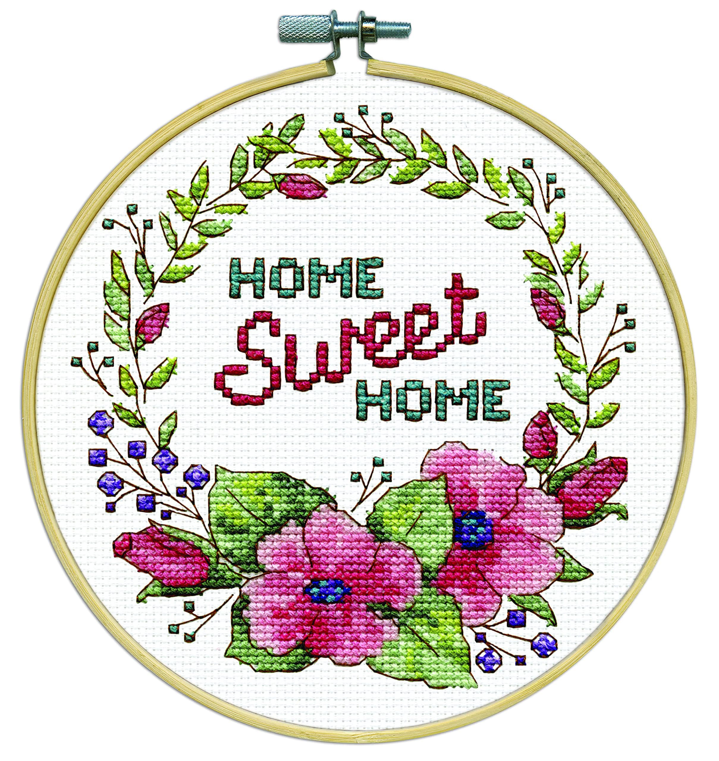 Janlynn Counted Cross Stitch Kit, Home Sweet Home