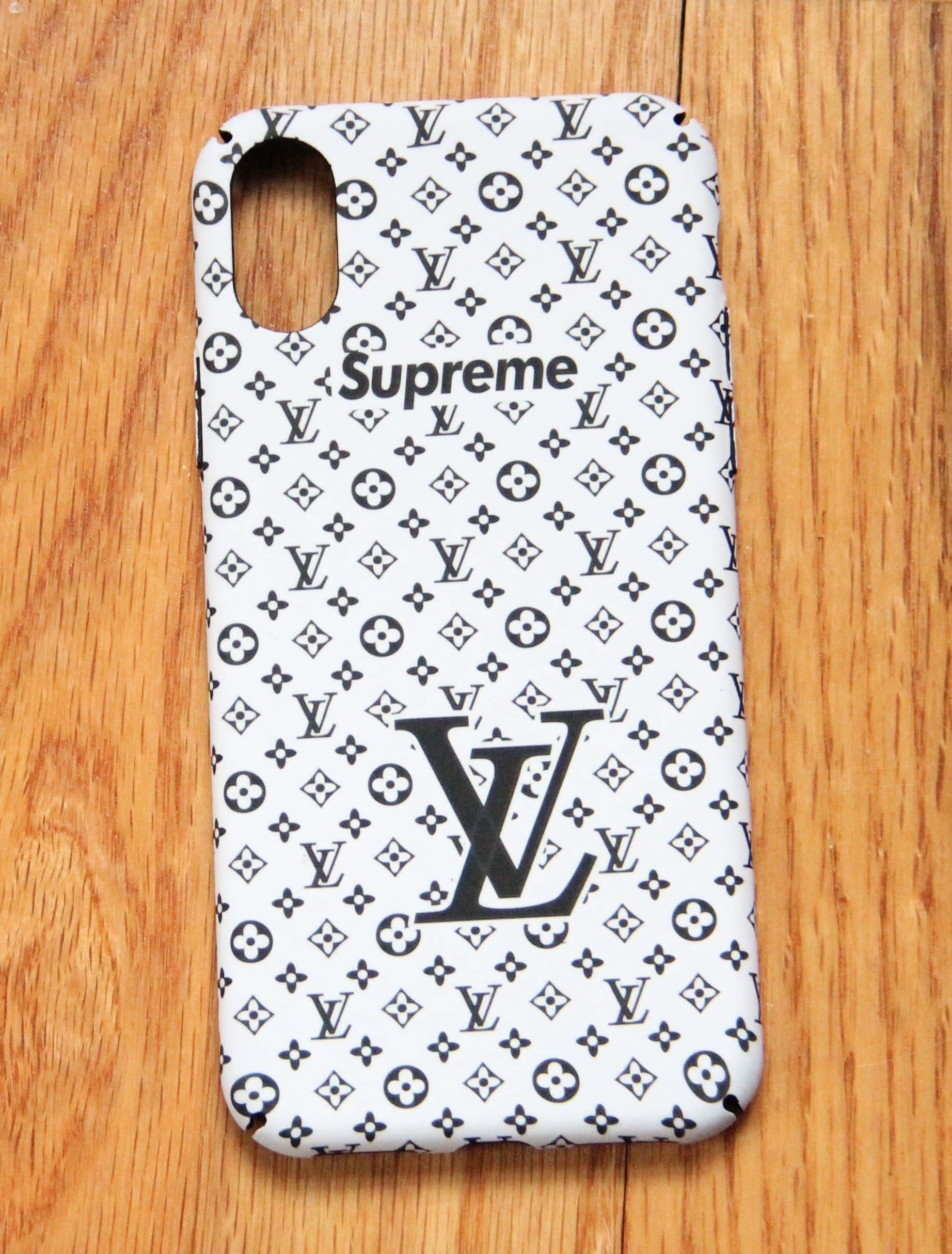 Street Fashion x Hypebeast Collab Slim Durable Hard Case Cover for Apple iPhone Xs Max (White w/Black Letters, iPhone Xs Max)