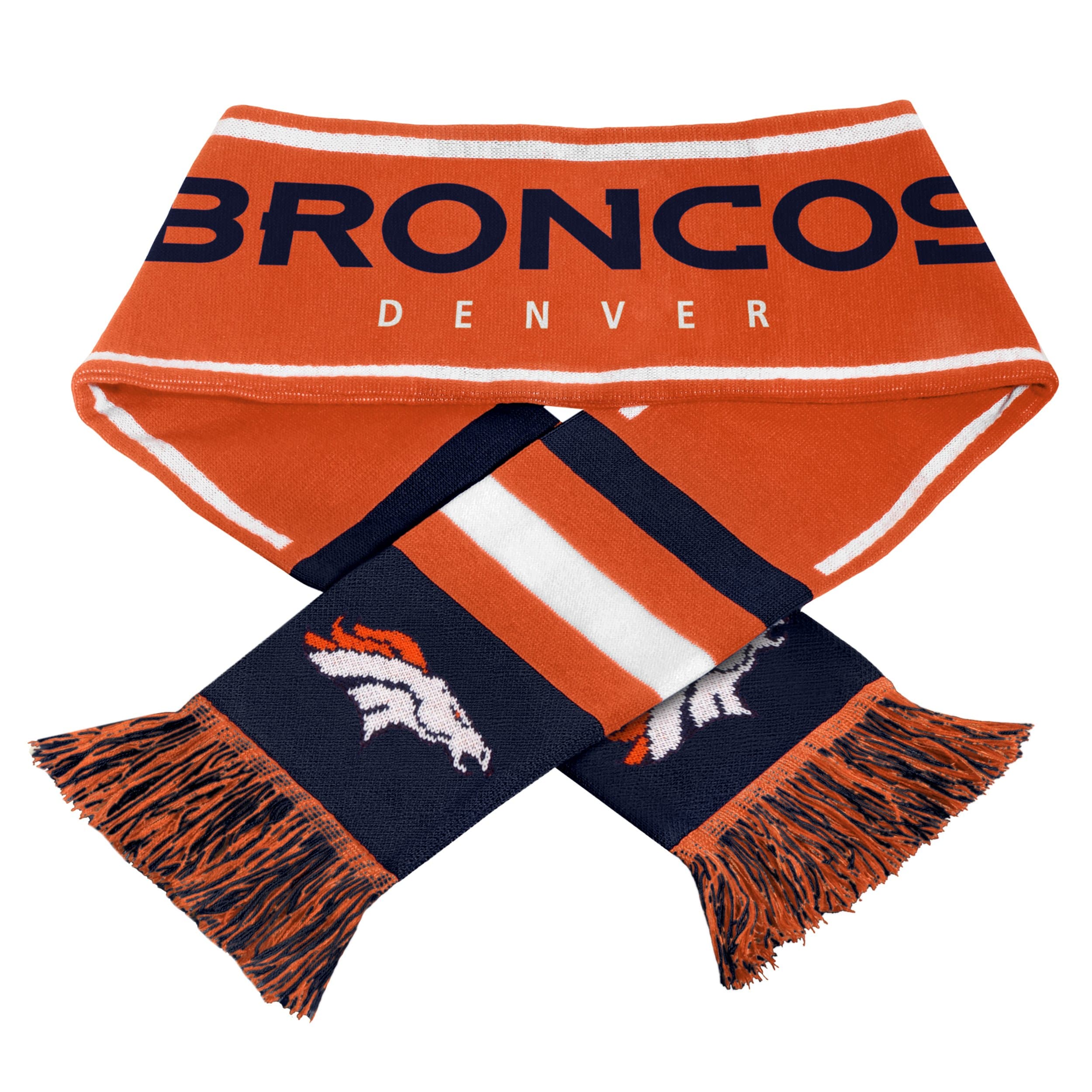 Forever Collectibles NFL Denver Broncos Wordmark Logo Scarf