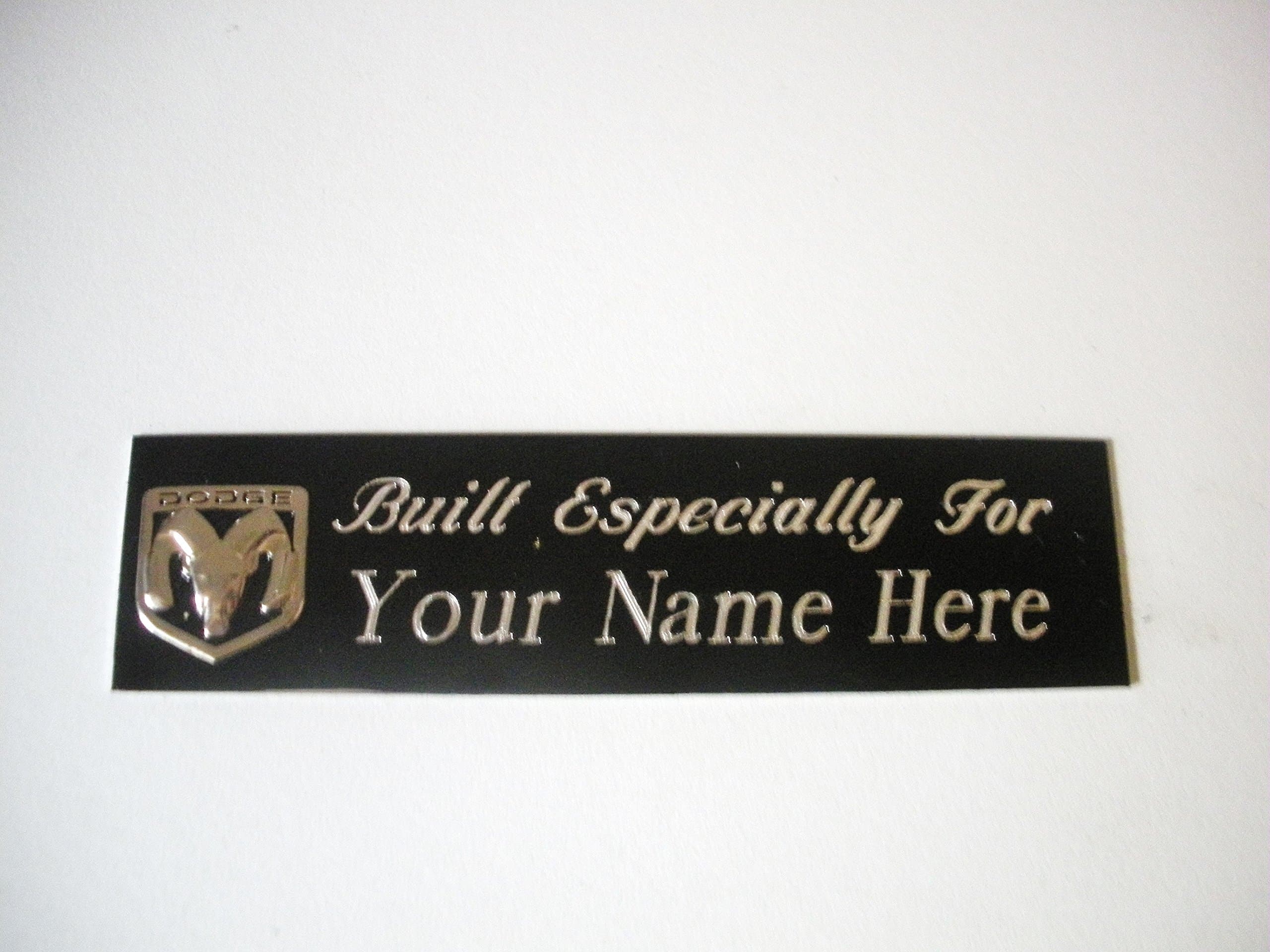 Dodge Ram Personalized Engraved Dashboard Nameplate