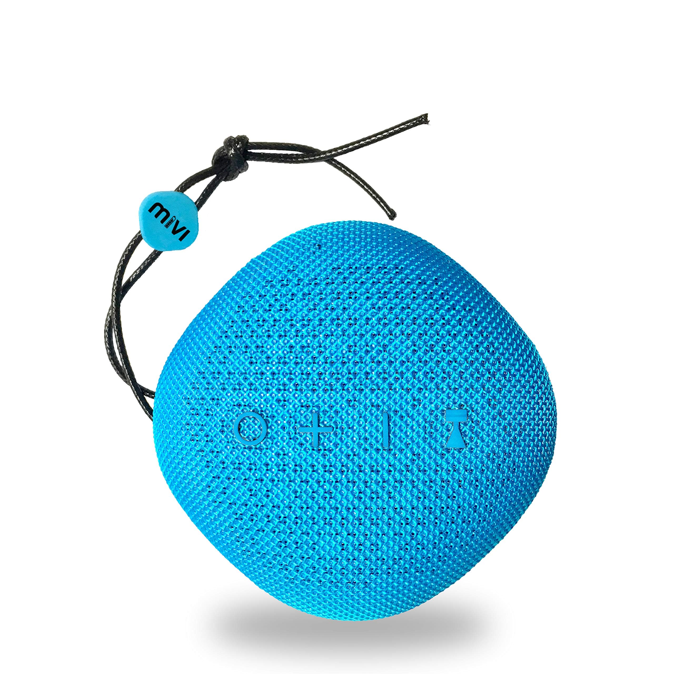 Mivi Moonstone Portable Wireless Speaker with HD Sound, Punchy Bass, Clear Highs and 10Watts Peak Output-Blue