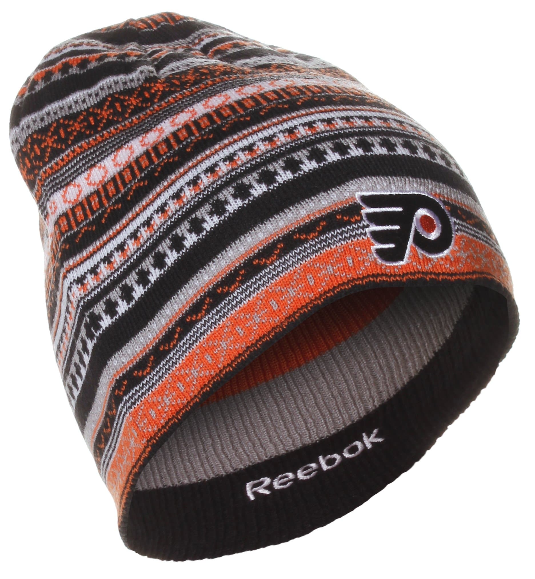 Reebok Philadelphia Flyers Winter Classic 2012 Reversible Knit Hat