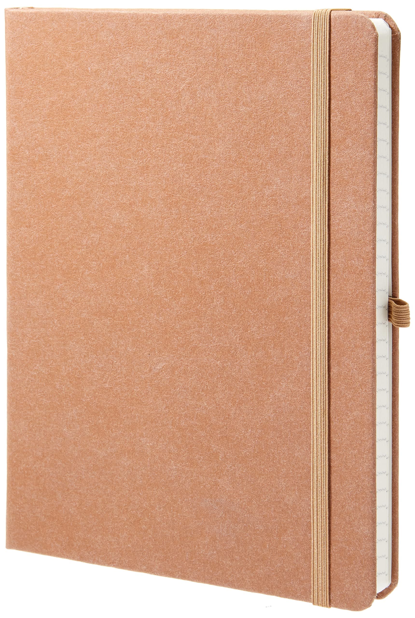 Amazon Aware FSC Certified Kraft paper brown Hardcover Lined Journal Notebook, 6.3" x 8.5" x 0.8"