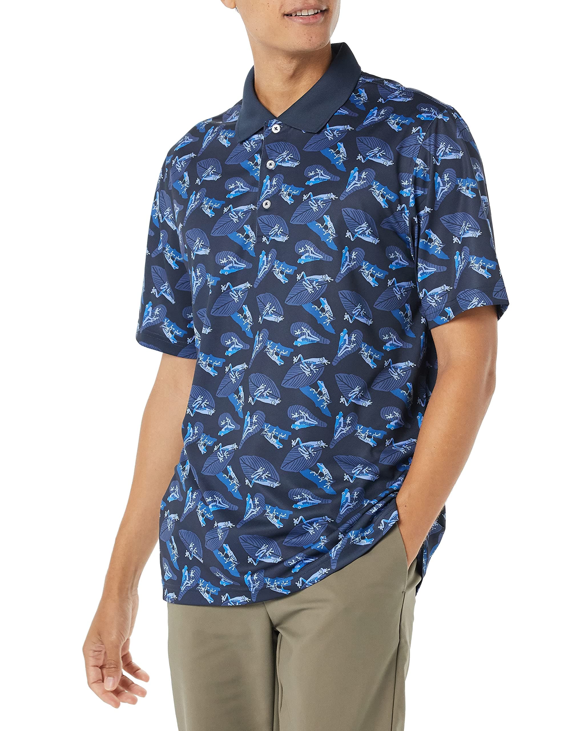 Amazon Essentials Mens Golf Polo Shirt, Moisture-Wicking Quick Dry, Short Sleeve