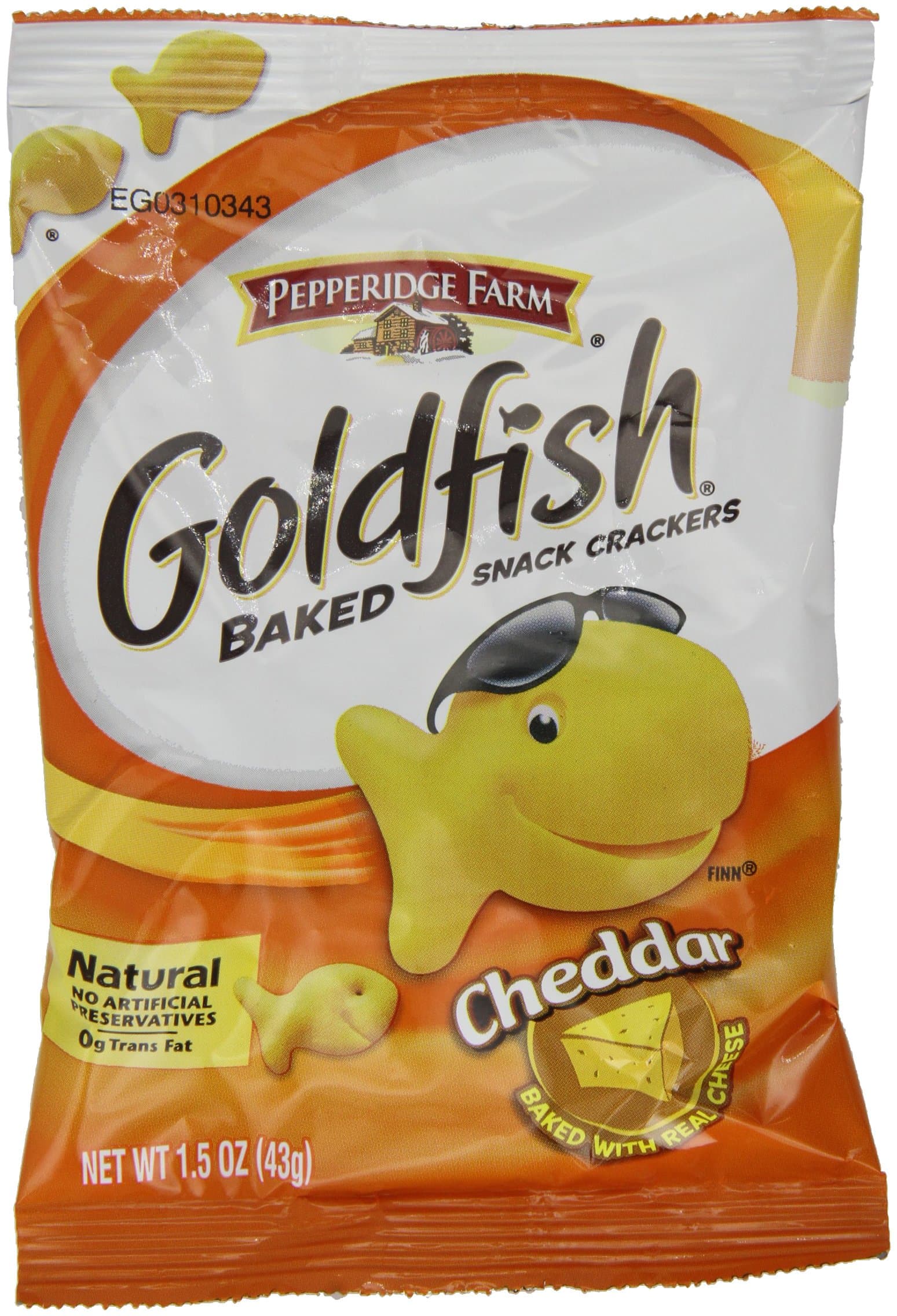 Pepperidge Farm Goldfish Baked Snack Crackers, 43g