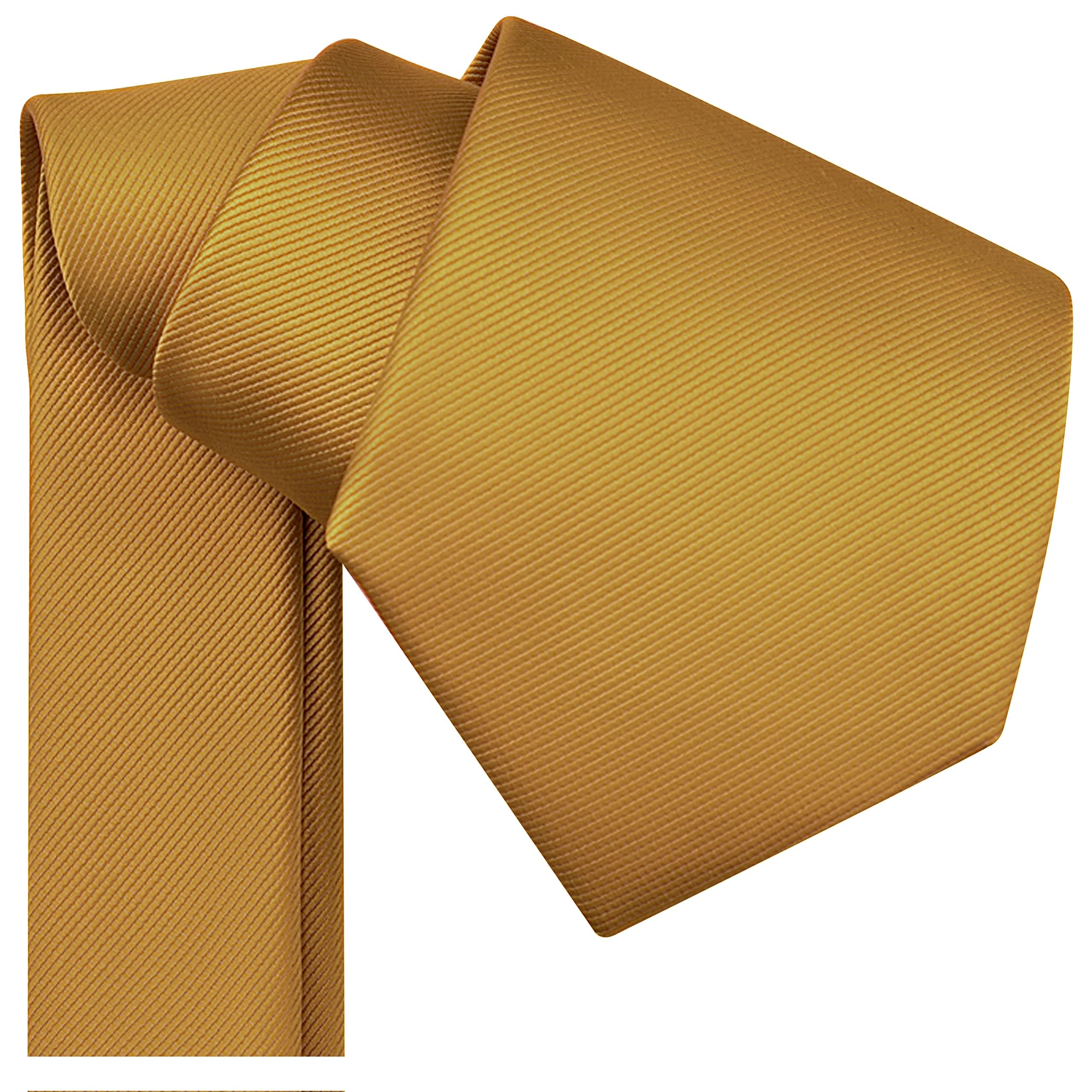 BranduceBranduce 3.15''8cm Men's Solid Color Formal Woven Necktie + Gift Box'