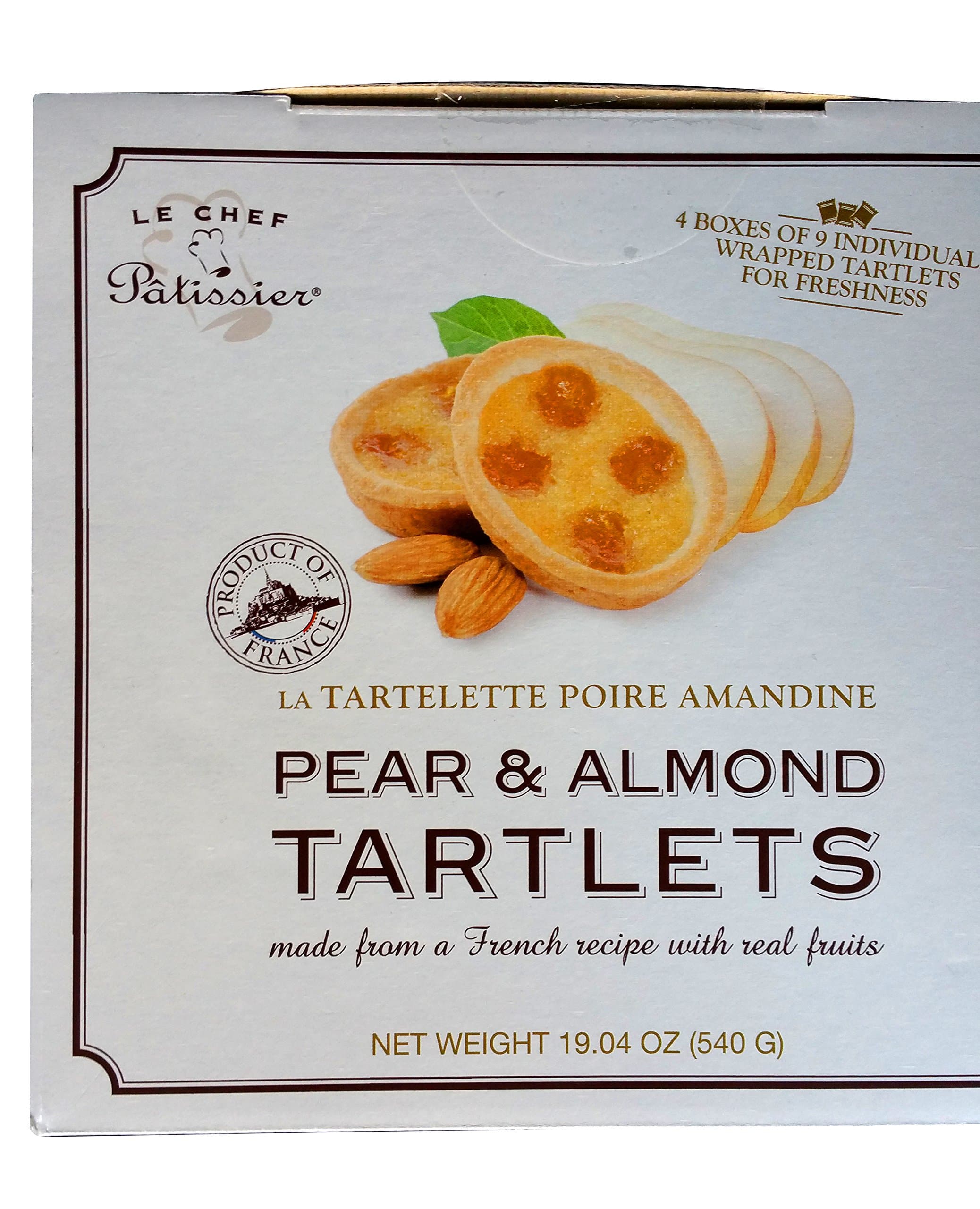 Pear & Almond Tartlets by La Chef Patissier