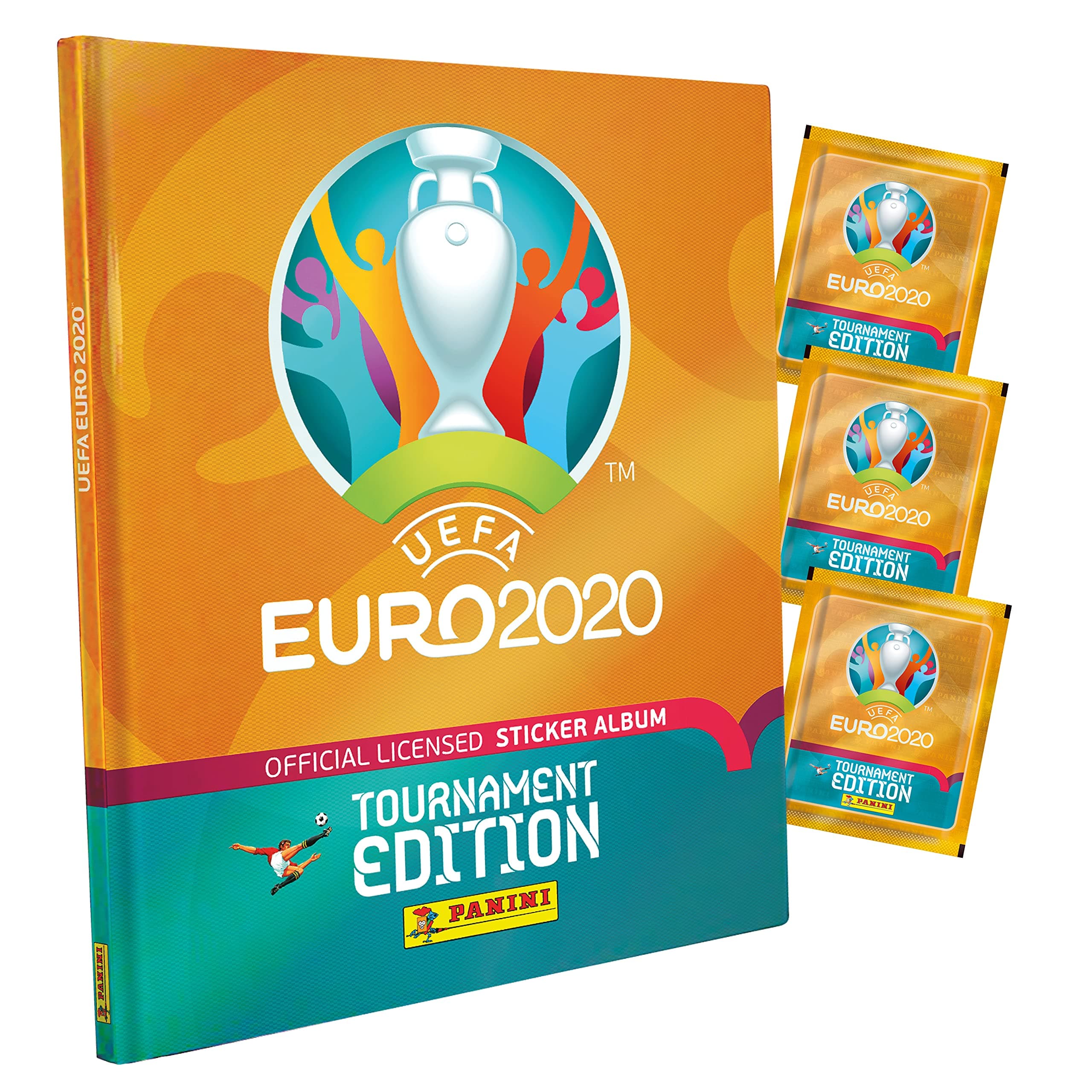 Panini France SA Euro 2020 sticker 2021 Tournament Edition 10 sleeves + album