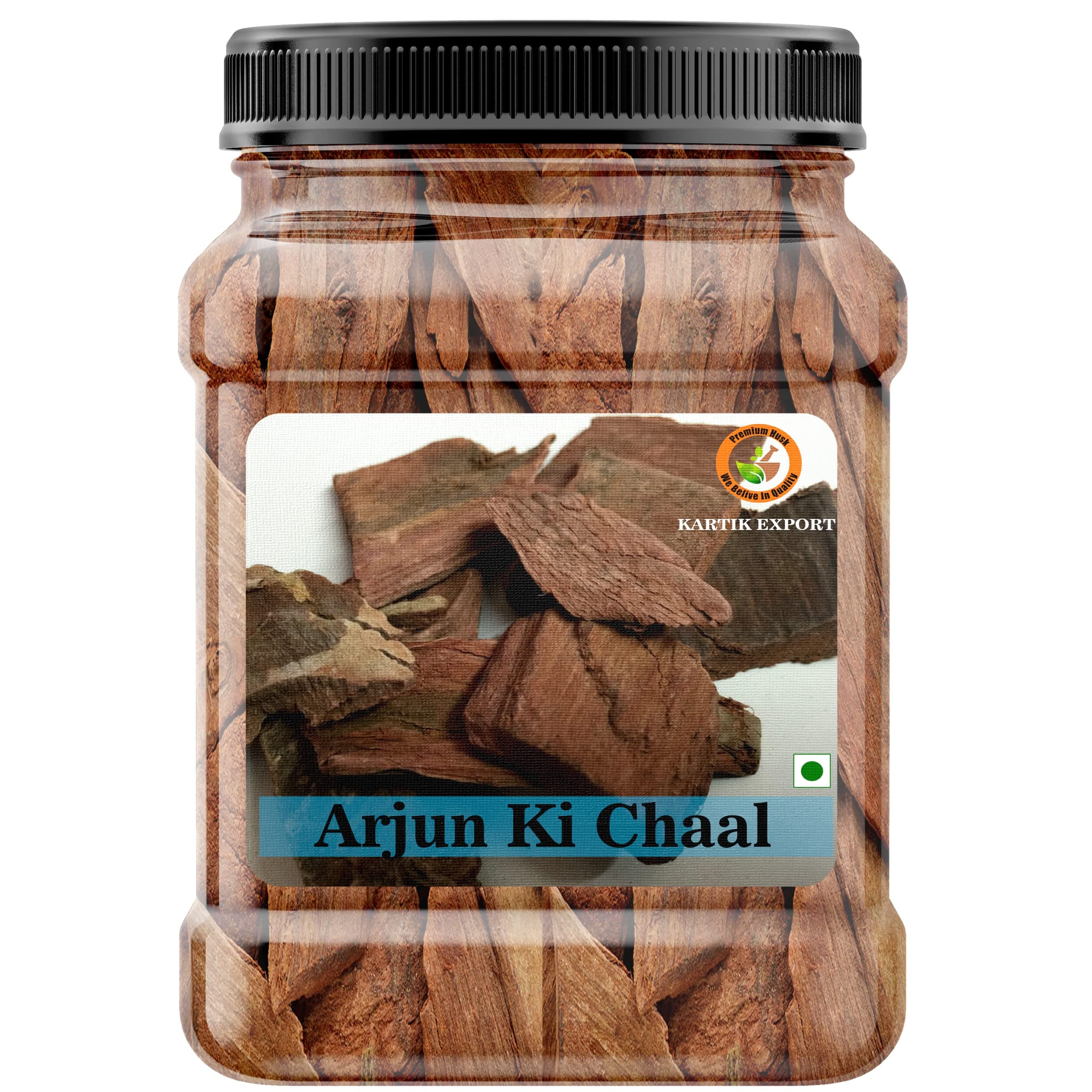 Kartik Export Arjuna Chaal | Terminalia Arjun | Whole/Raw Arjun Bark | Arjun Ki Chaal - 2Kg