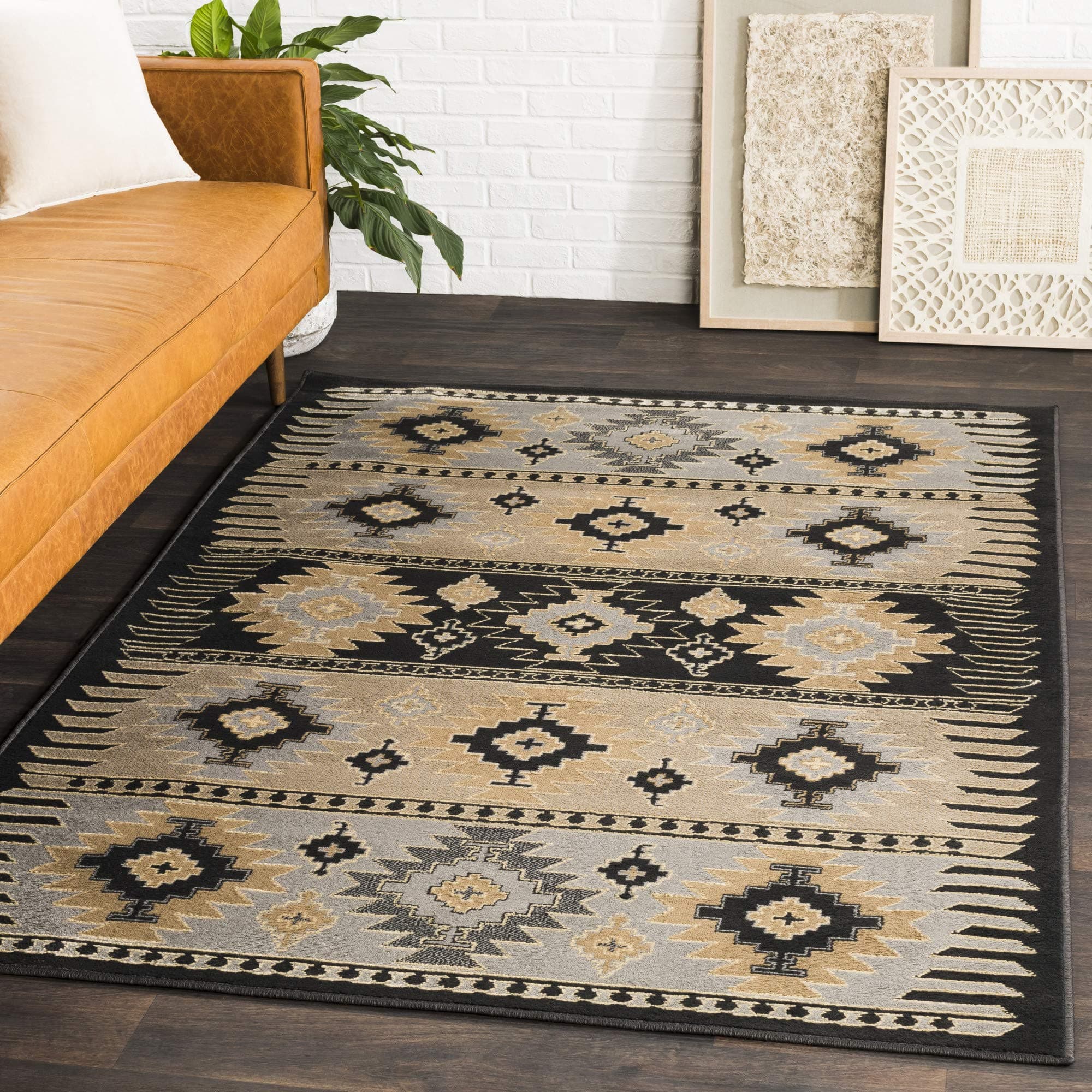 Artistic Weavers Hepburn Area Rugs, 7'10" x 11'2", Black
