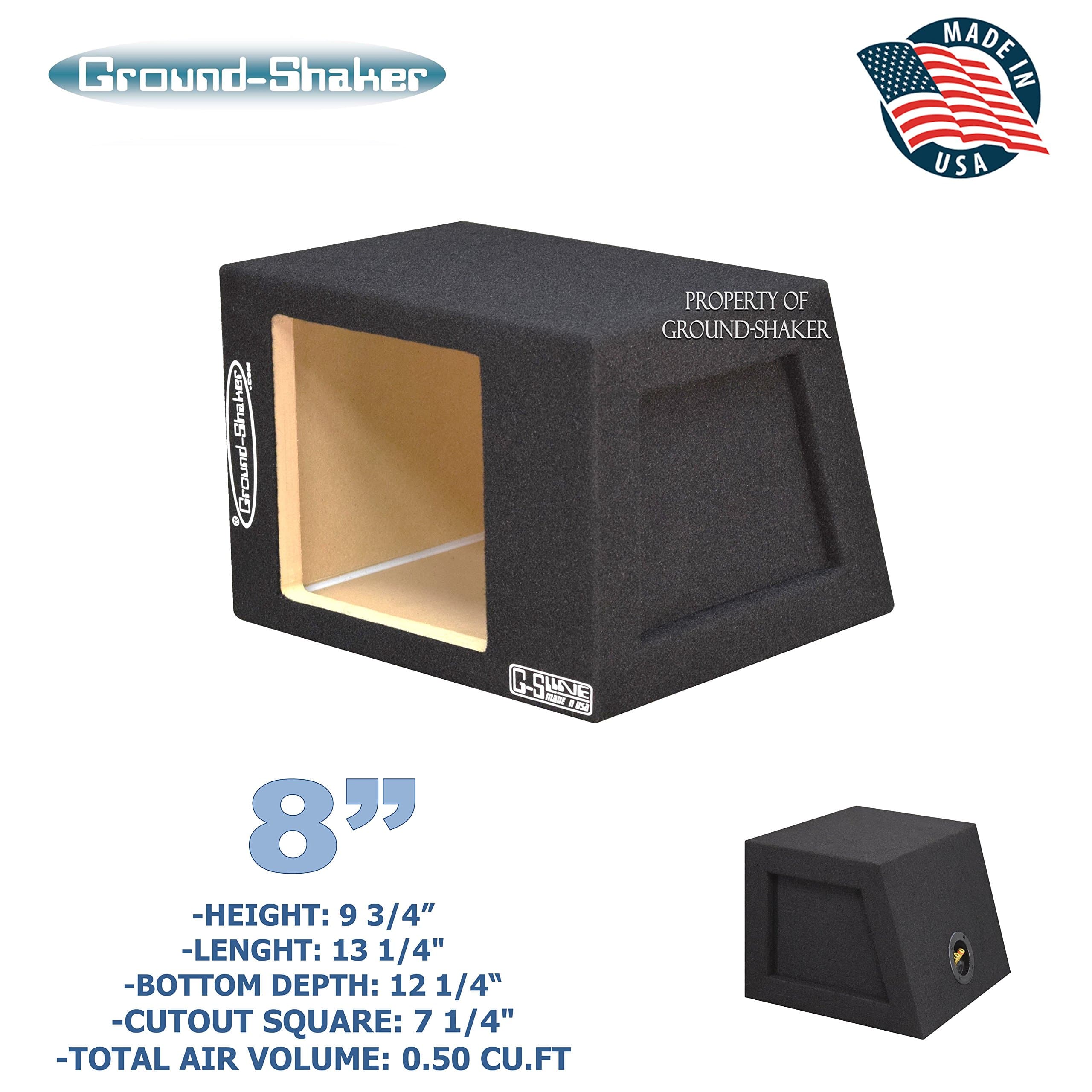 8" Single Sealed Hatchback Solo-baric Sub Box