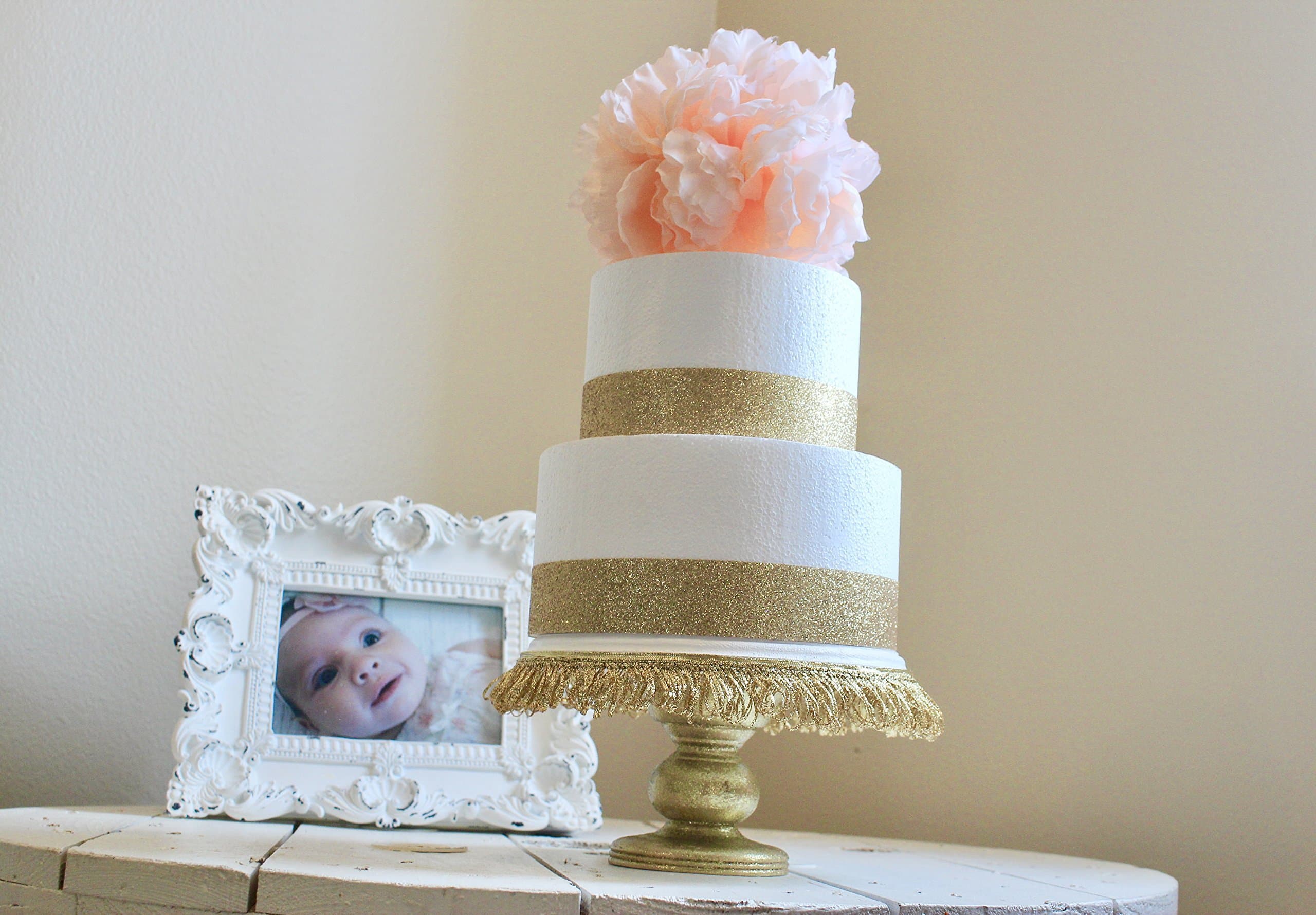 Gold Smash Cake Stand