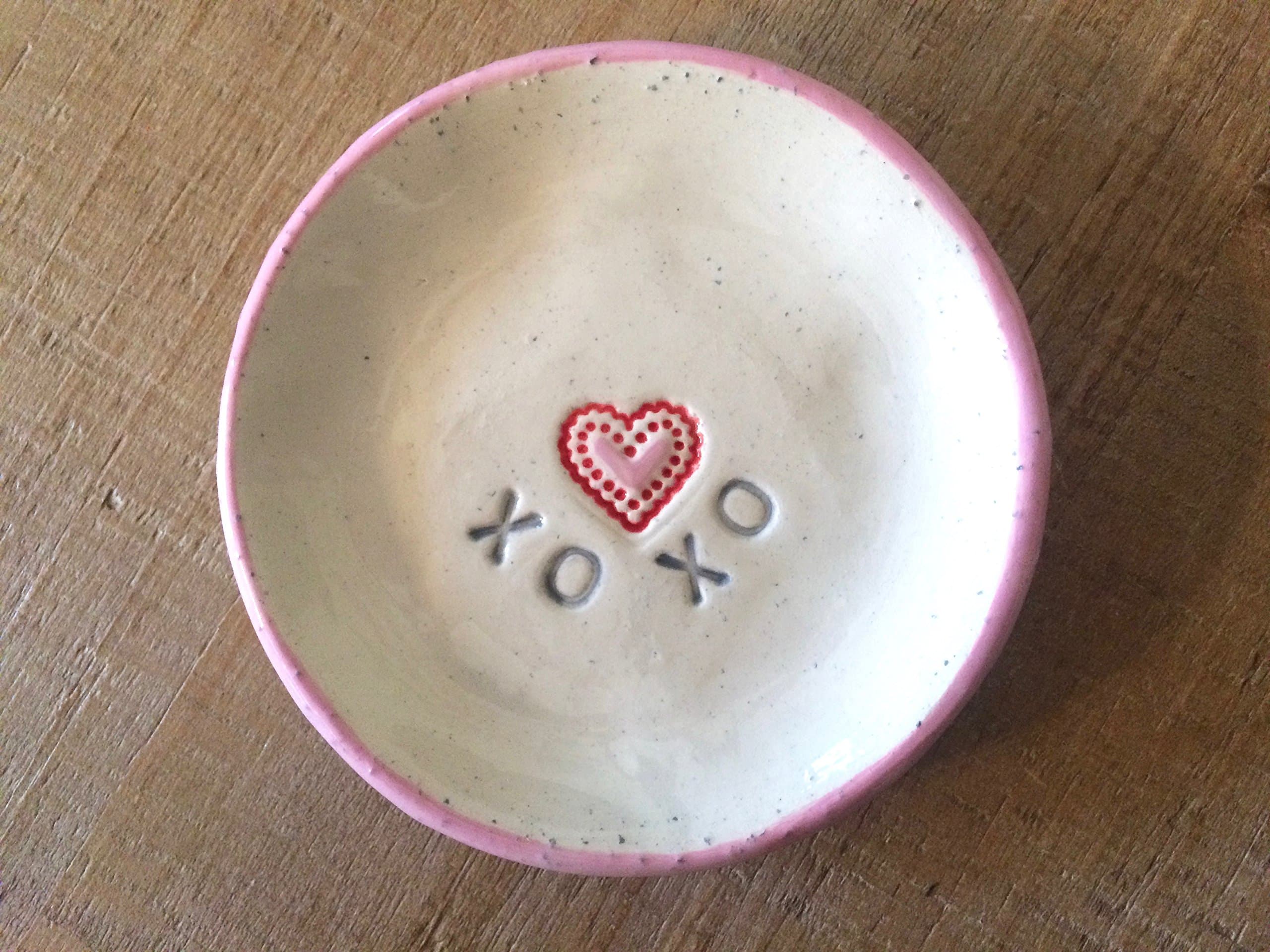 XOXO Heart Ring Dish, Ring Holder