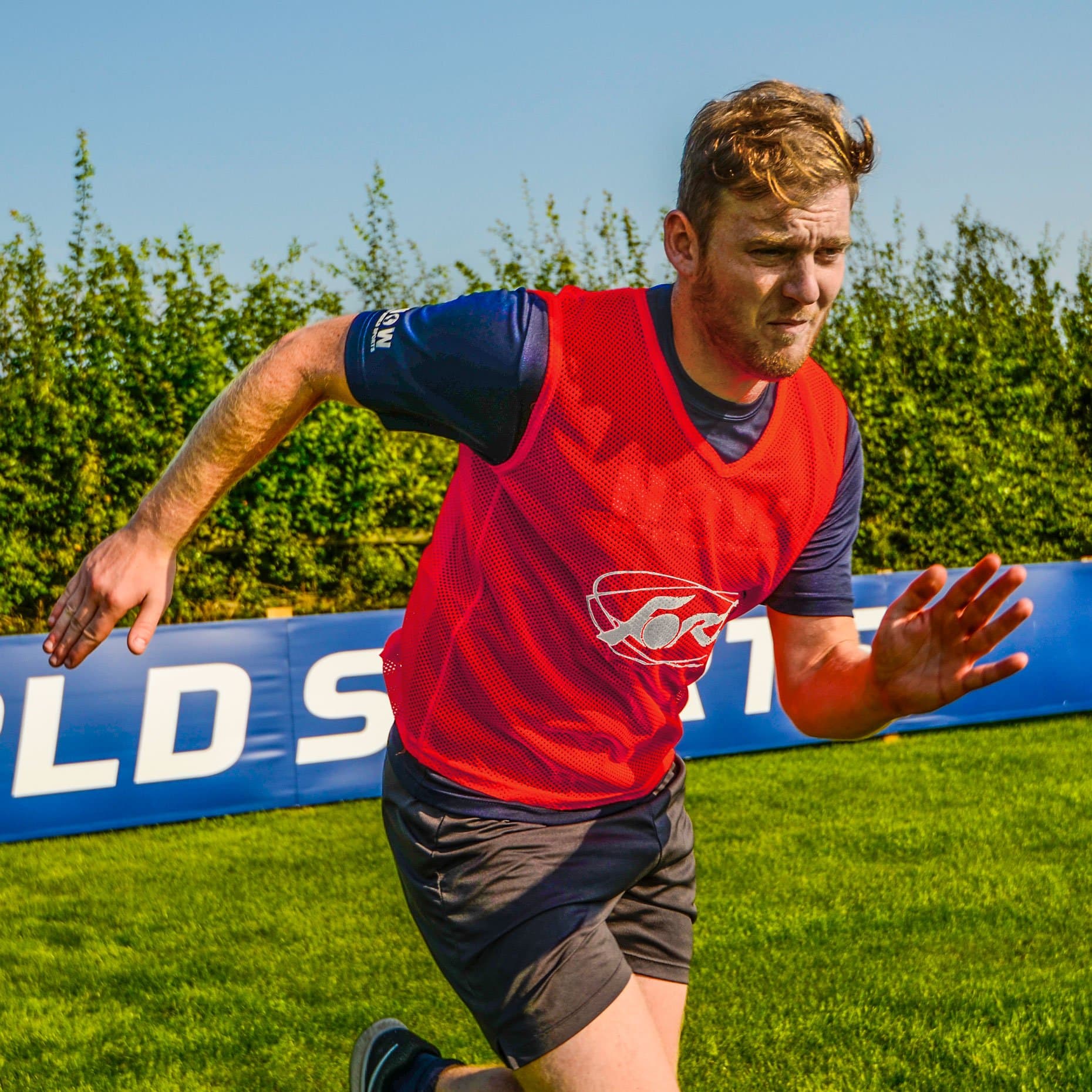 FORZA Training Bibs [10 Pack] - Pro Football Training Vests Sizes | Multi-Sport Bibs | Kids/Adult Bib | Football Bibs | Training Equipment