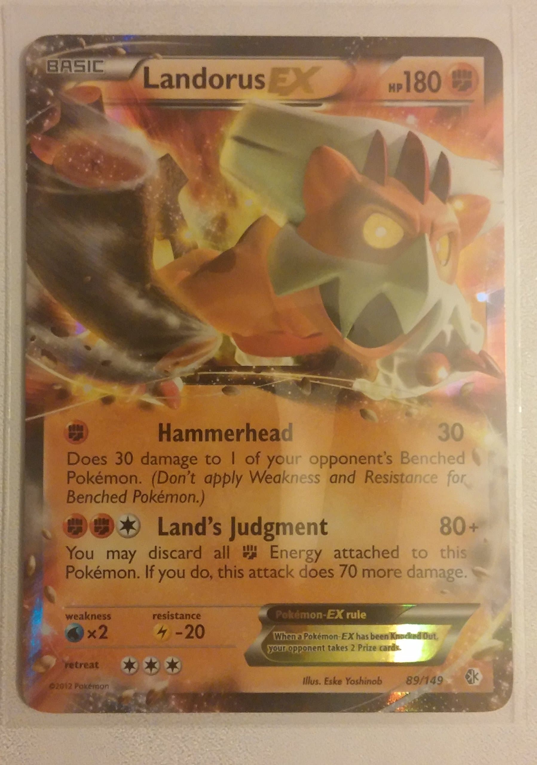 Pokemon - Landorus-EX (89/149) - BW - Boundaries Crossed - Holo