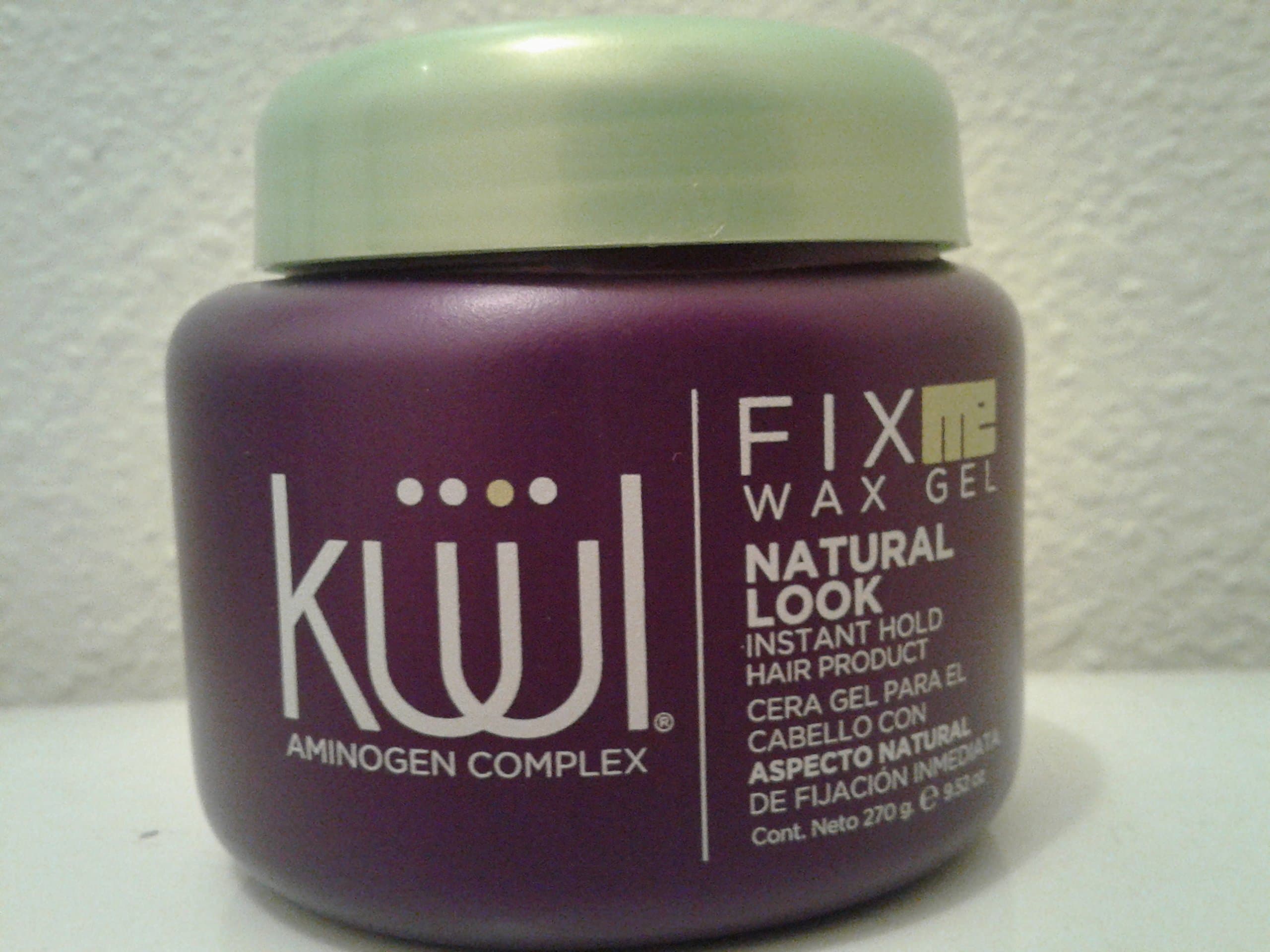 KUUL FIX ME WAX GEL NATURAL LOOK INSTANT HOLD