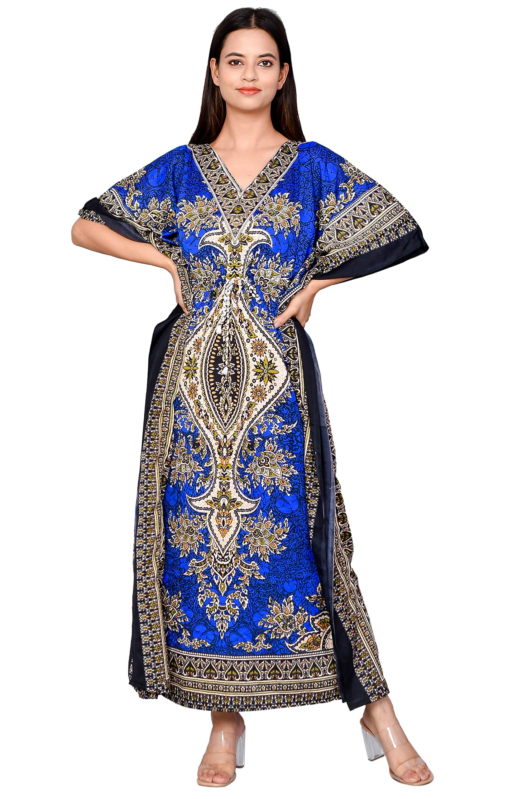 Kimono Kaftan Dress for Women - Elegant Holiday & Evening Dress - Loose Fit