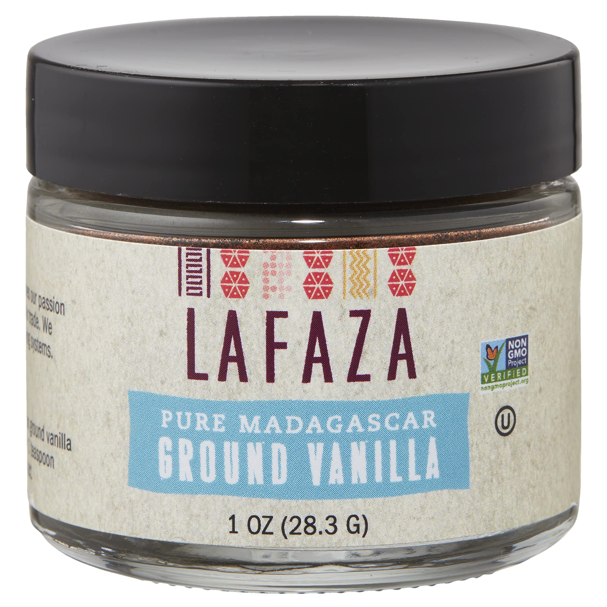 - Lafaza All Natural Madagascar Bourbon Pure Ground Vanilla Bean Powder, 1oz