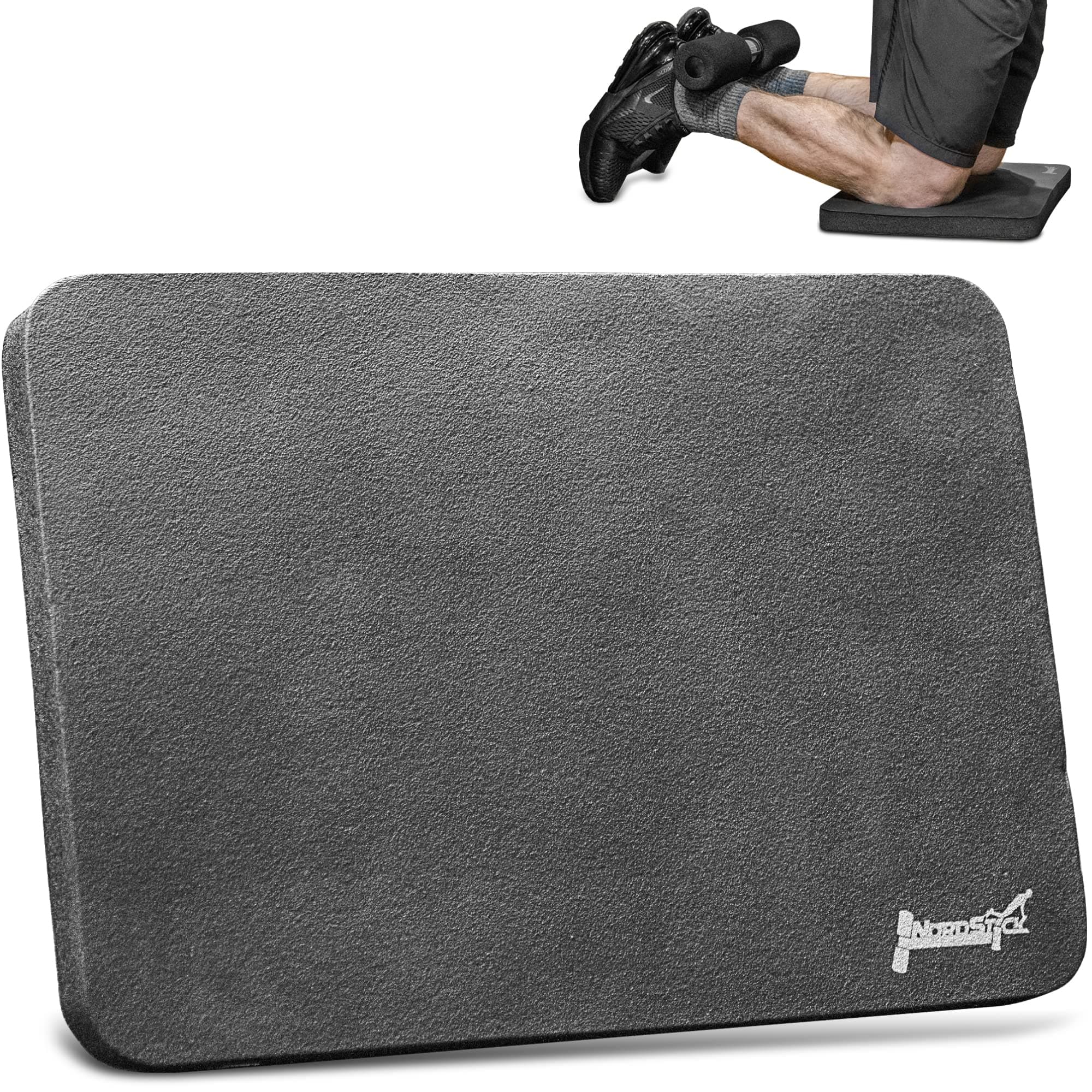 Nordic Curl Knee Pad - Premium Soft Feel and Extra Thick 1.2" (30.5mm) - Pad Provides Cushion for Knees and Elbows - Durable & Portable Exercise Mat For Many Workouts And Everyday Tasks