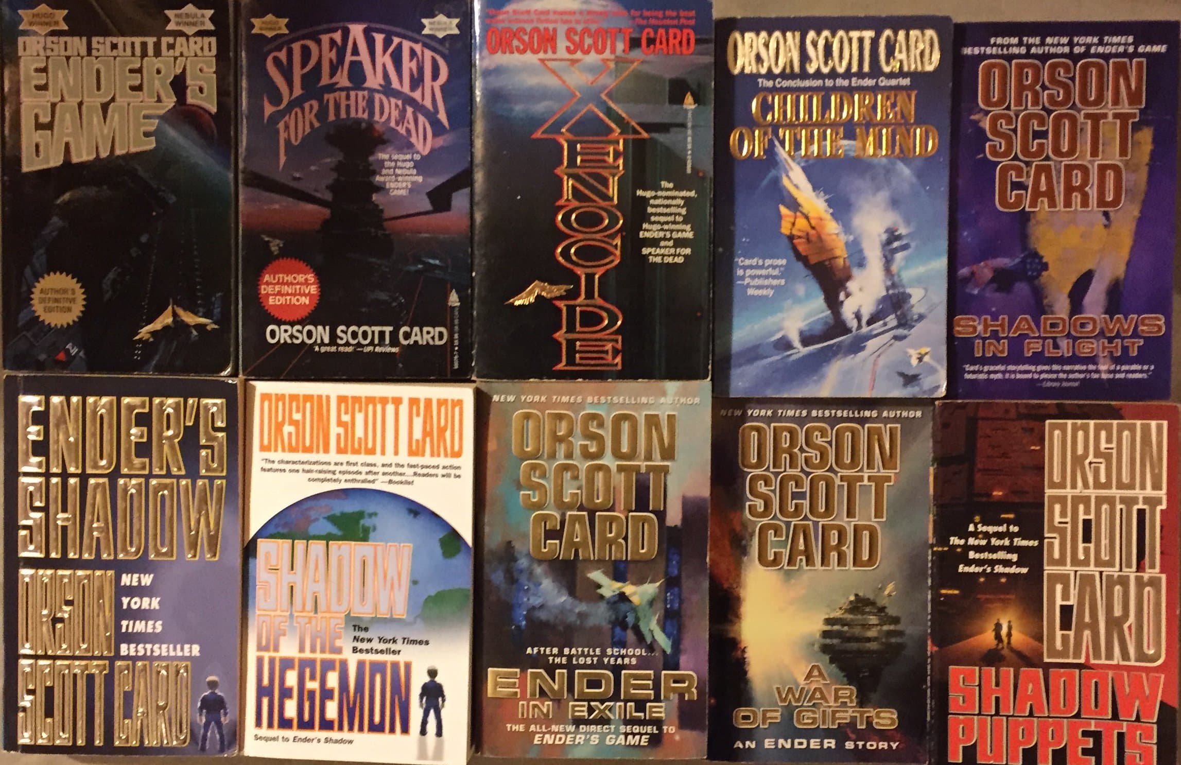 Orson Scott Card's Ender Series Collection 10 Book Set Mass Market Paperback – January 1, 2012