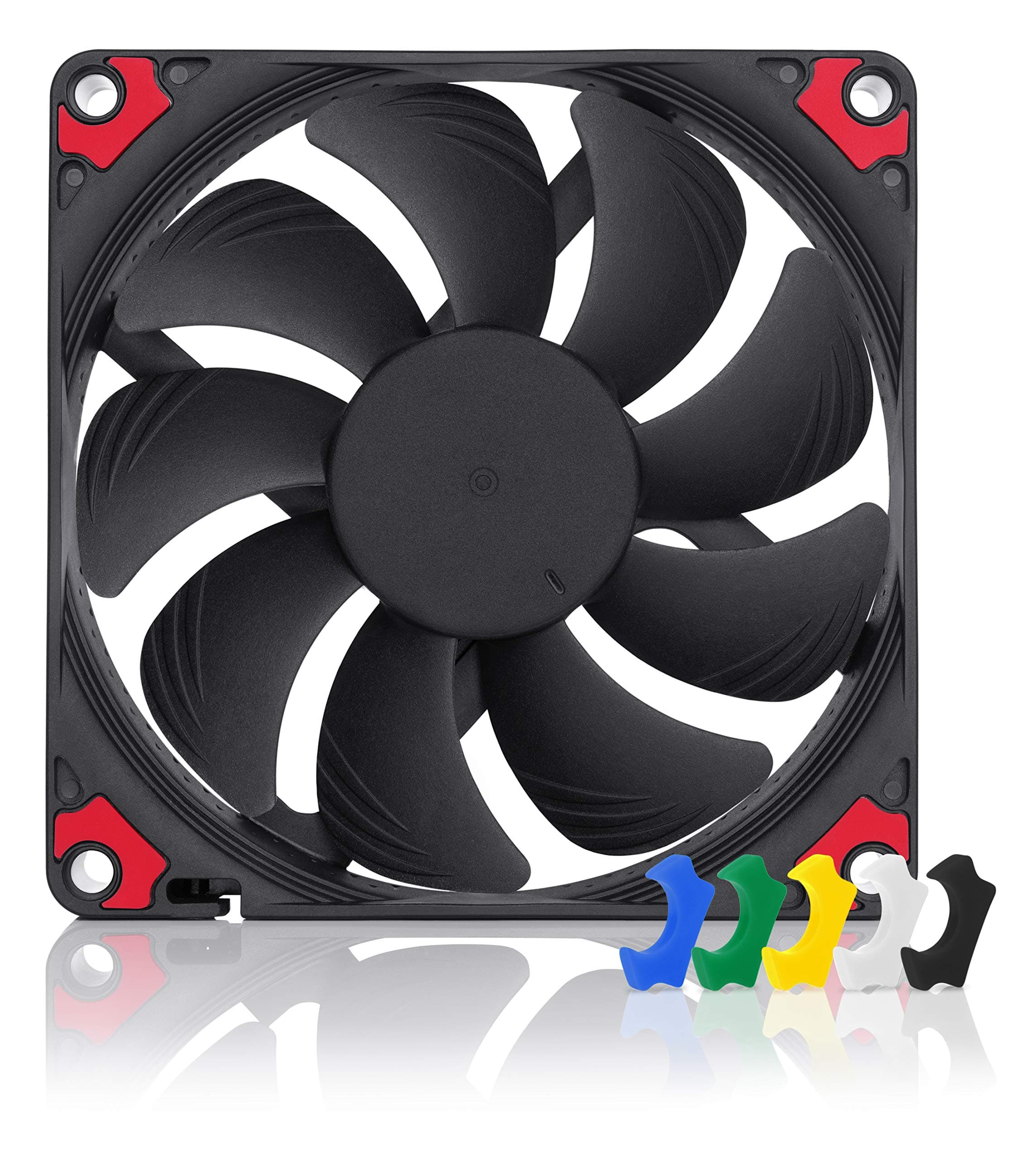 Noctua NF-A9x14 HS-PWM chromax.black.swap 92mm 14mm Thick 4pin PWM Thin Fan Case Fan Anti-Vibration Pad