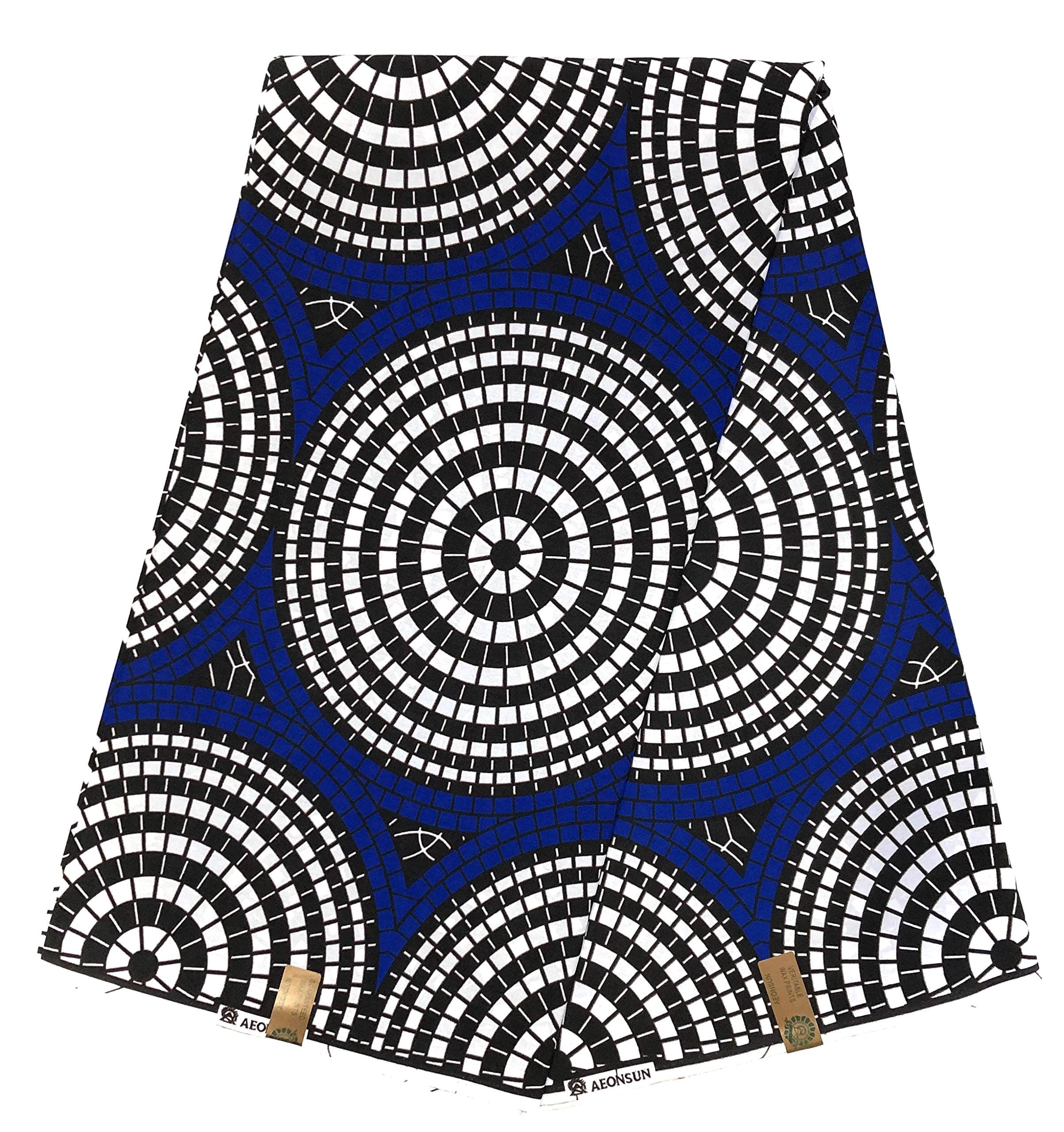 HITARGET African Wax Print 100% pure Cotton Fabric ORIGINAL per 6 YARDS