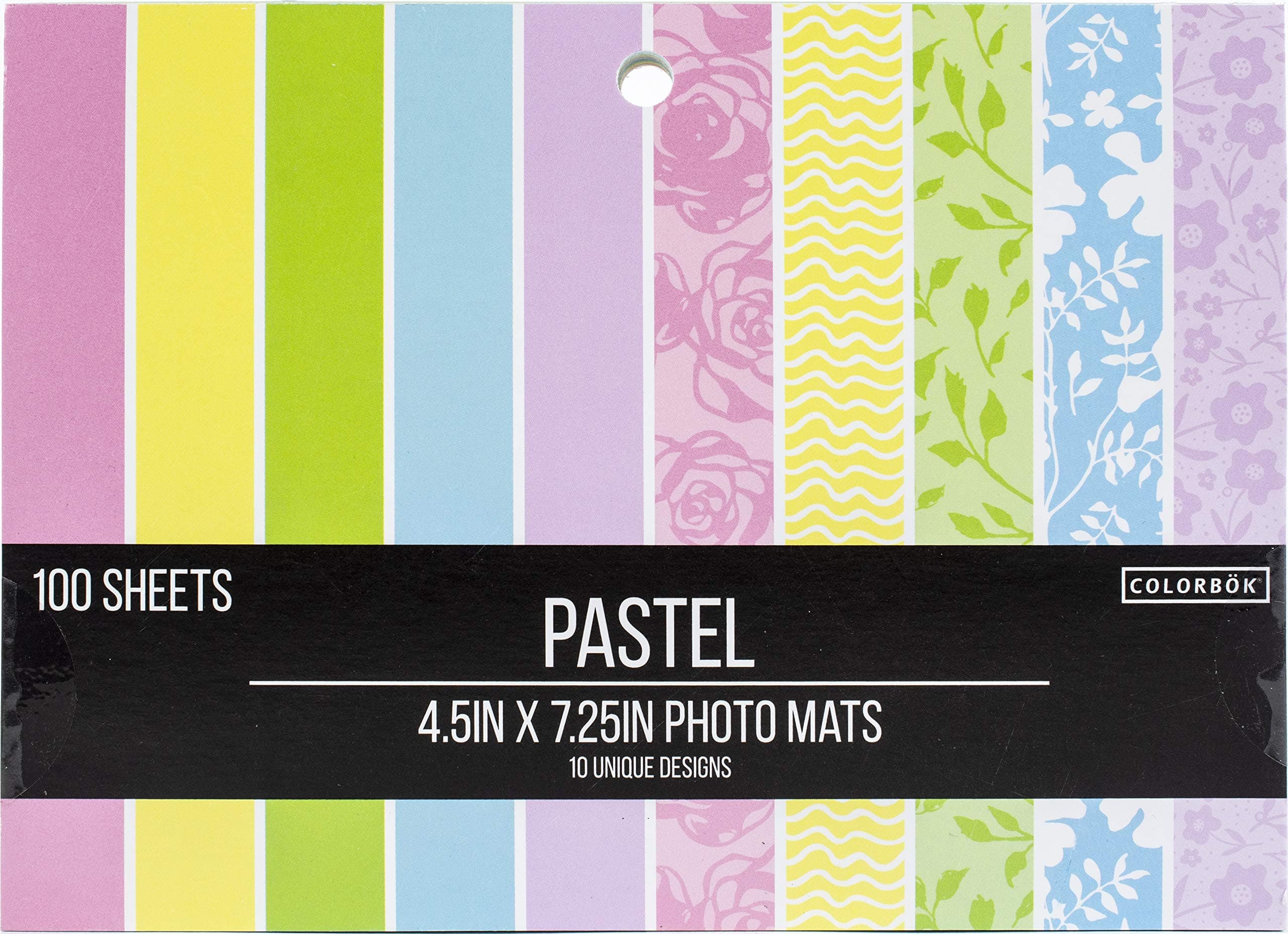 Colorbok Pastel Paper Photo Mats