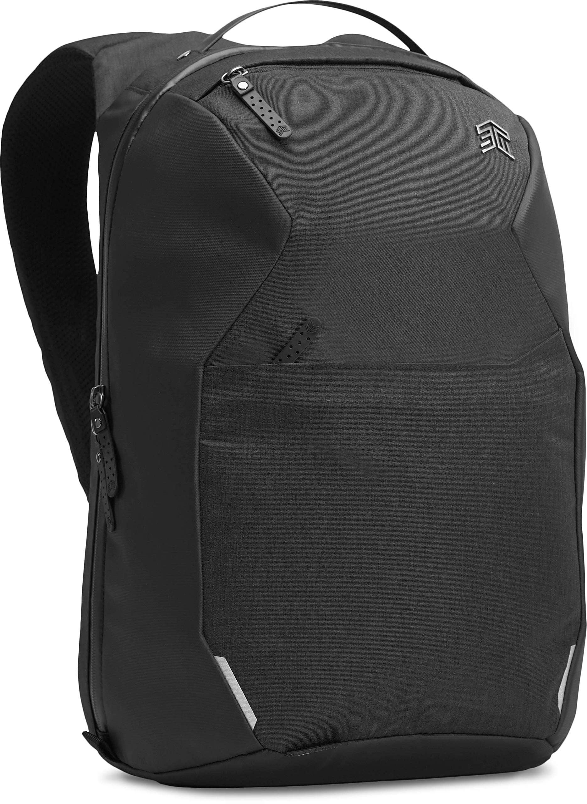 Backpack featuring luggage pass-through, 18L / 15" Laptop, Women's Unisex-Adults, Minimalist, Rectangular, Shoulder Strap, Polyester, Medium to Large