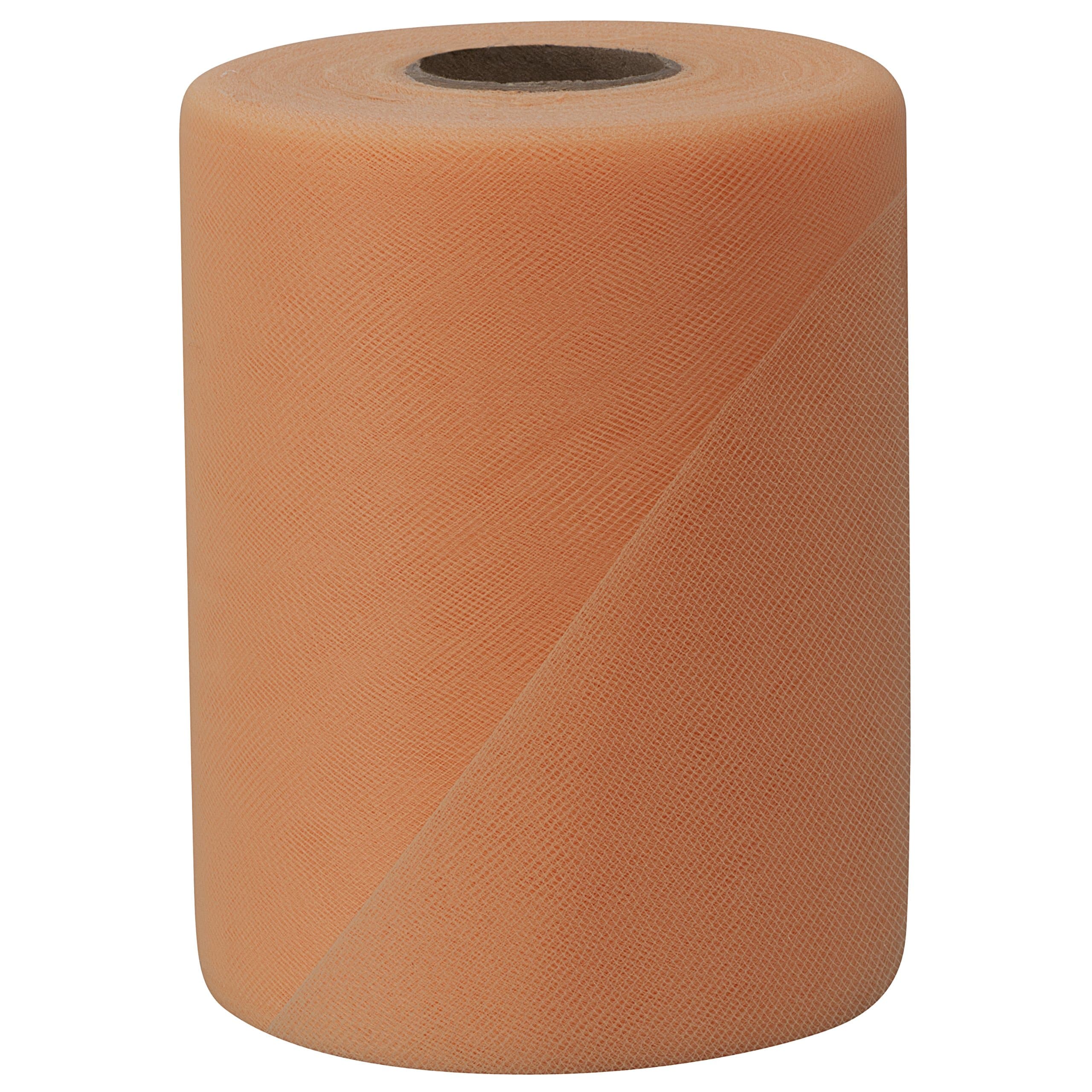 Falk Fabrics Tulle Spool, 6-Inch by 100-Yard, Melon