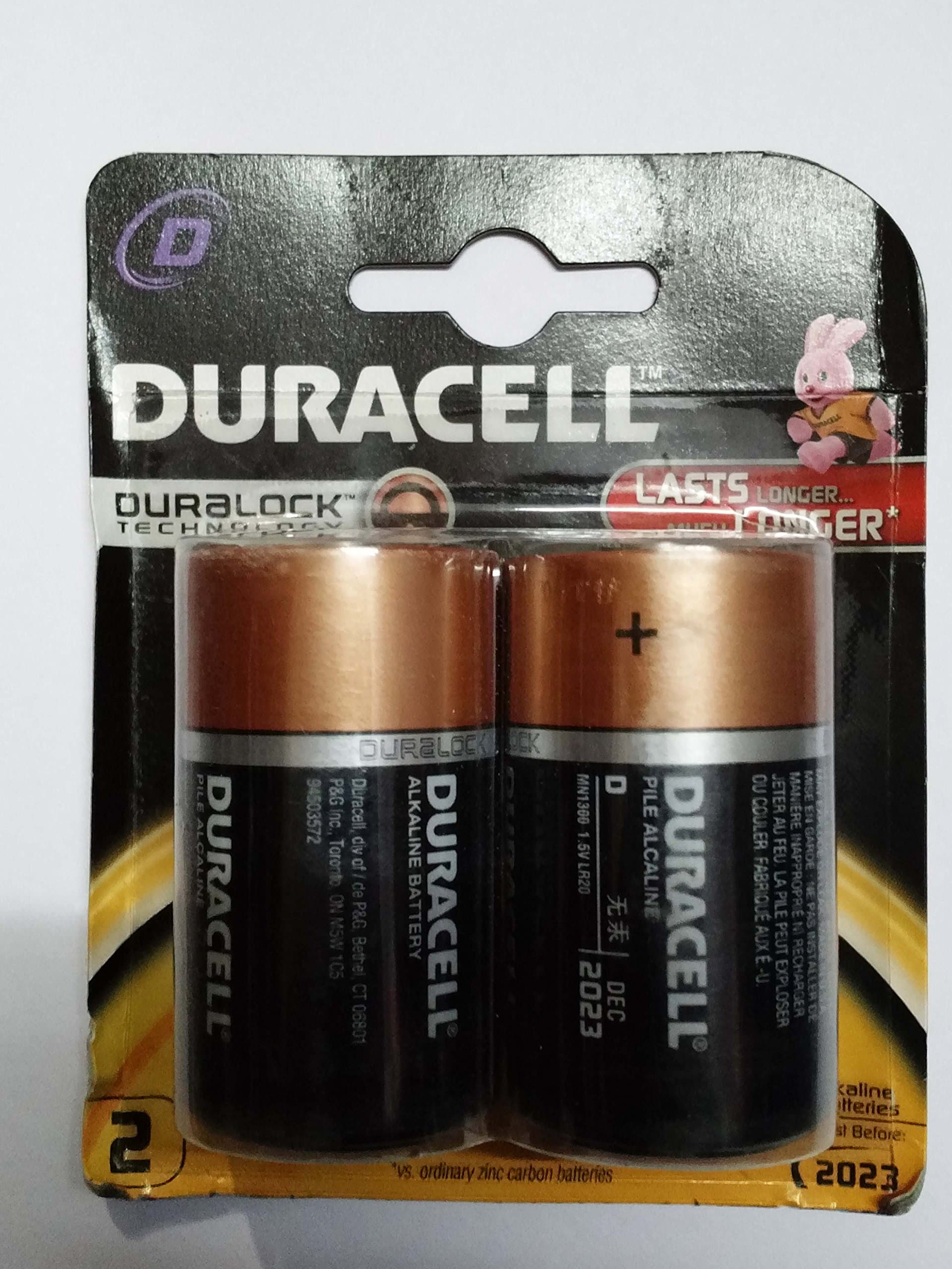 Duracell D LR20 1.5V Alkaline Battery