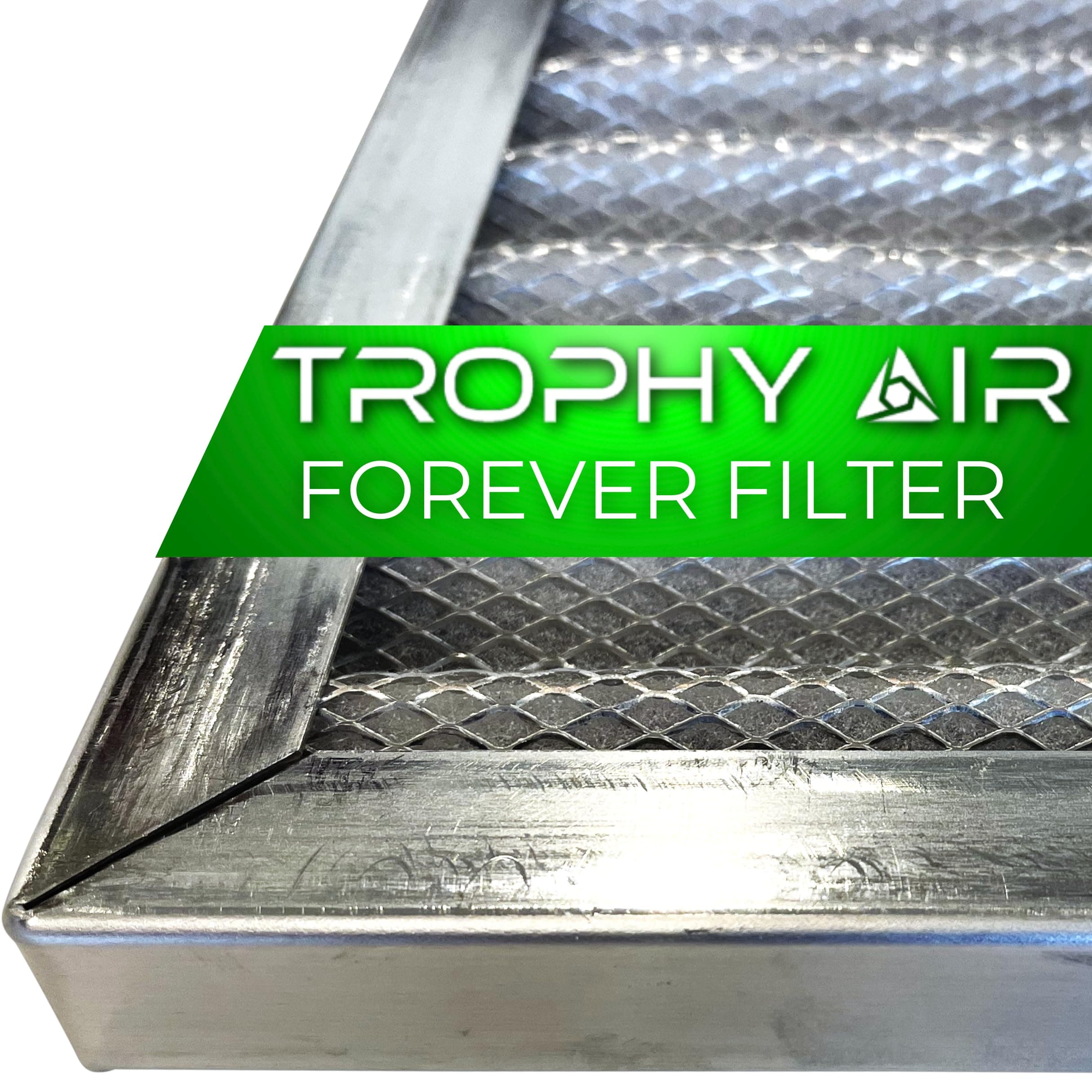 Trophy AirMERV 8 (16x20x1) Reusable Air Filter - Washable Furnace Filter - Premium Quality Aluminum - Antimicrobial Coating