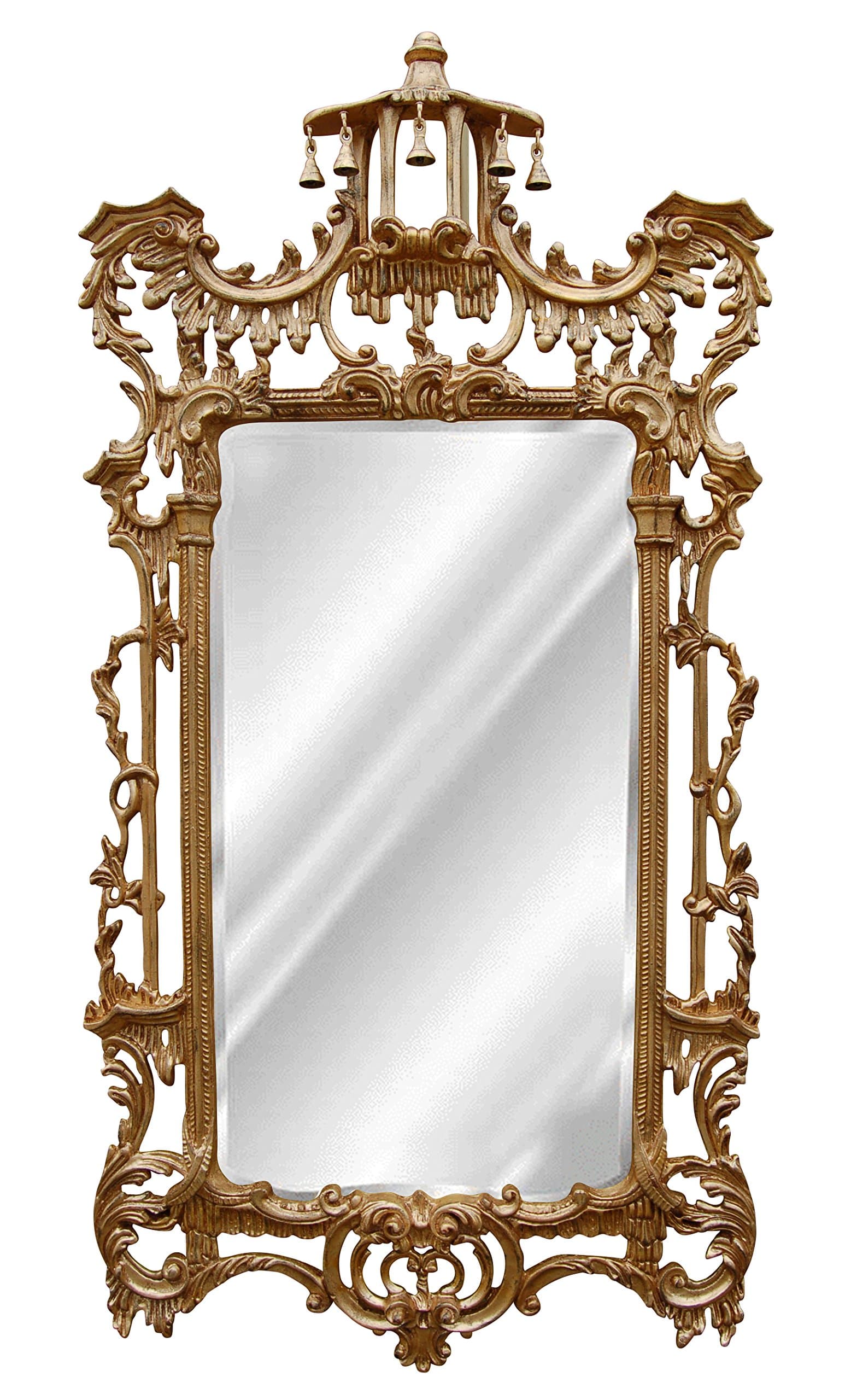 Hickory Manor House 8062GL Campanello Mirror/Gold Leaf