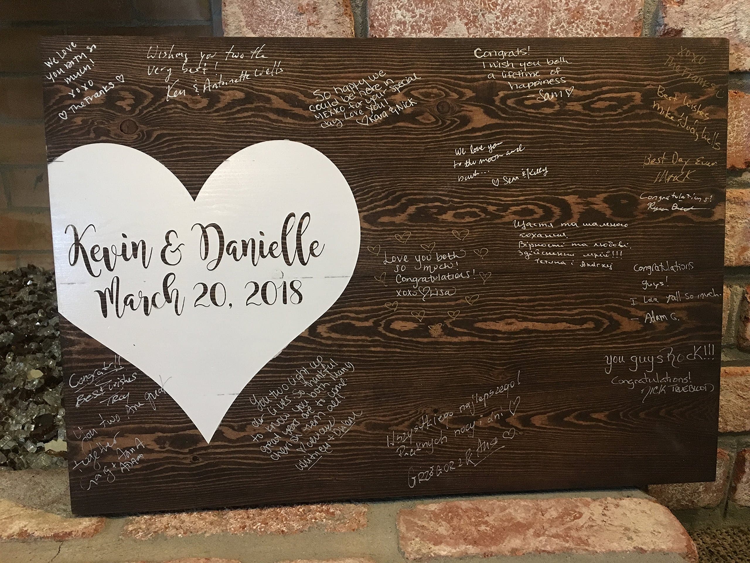 Wedding Guest Book Wooden Wedding Guest Book Alternative Wedding Guest Book Farmhouse Guest Book Rustic Guest Book