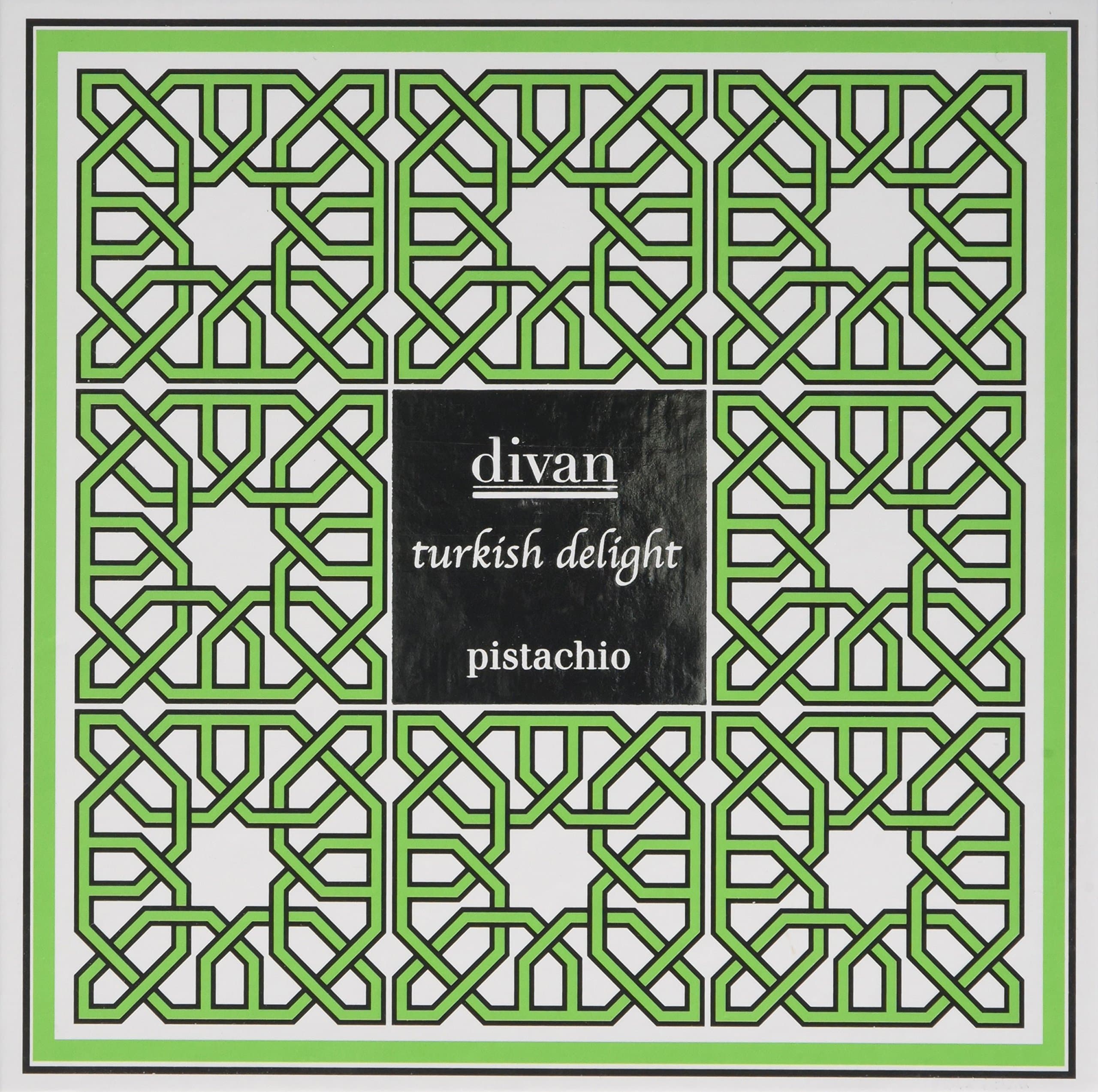 Divan Selcuklu Line Pistachio Turkish Delight 250 g (Pack of 2)