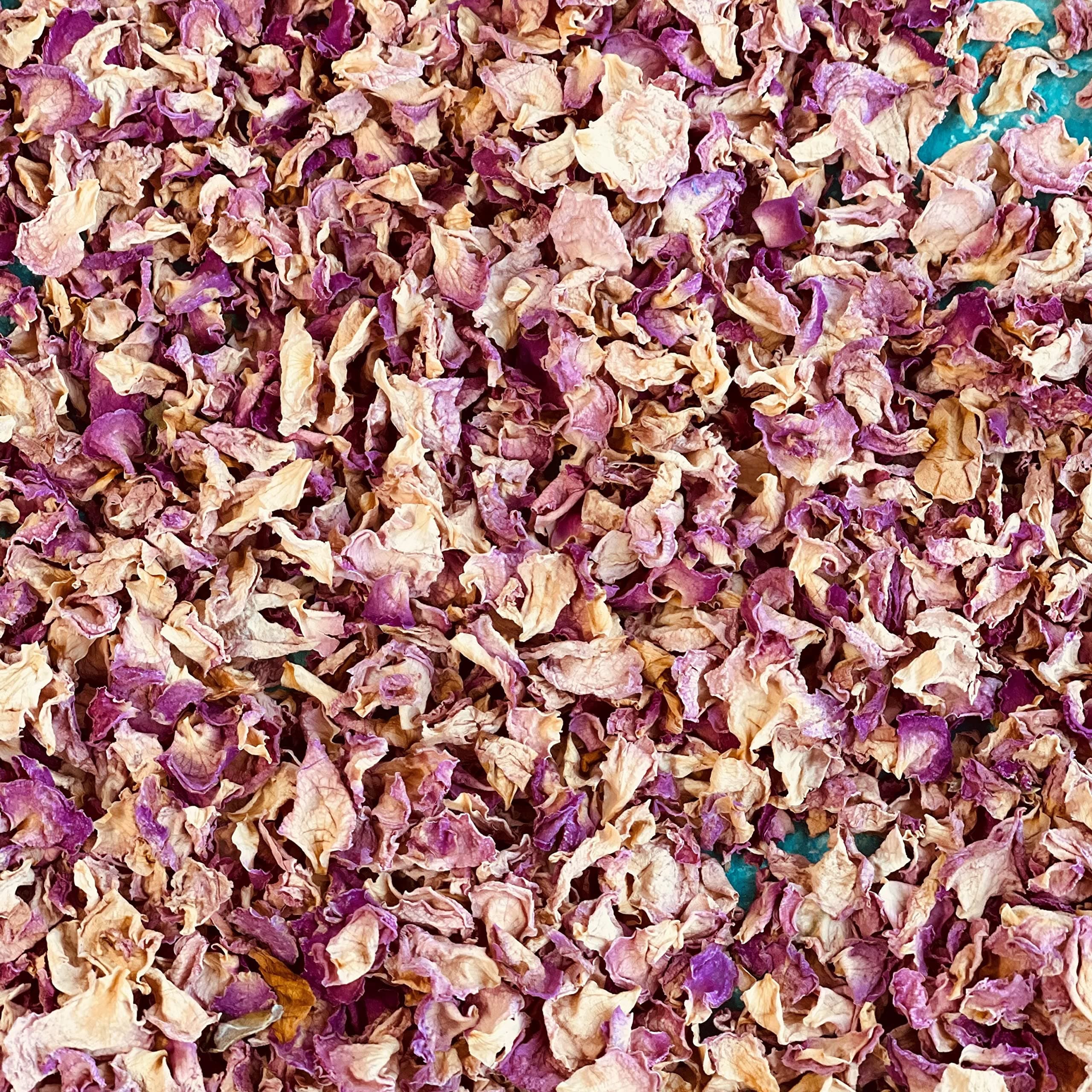Natural Flower Petal Biodegradable Vintage Pink & Purple Rose Wedding Confetti - 1 Litre - Enough for 10-12 handfuls (59)