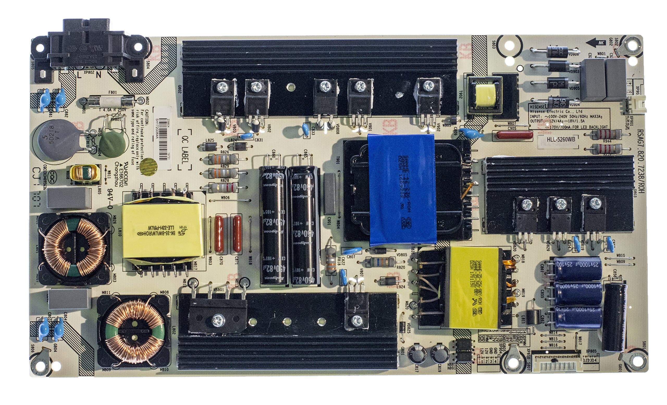 209804 RSAG7.820.7238/ROH Power Supply Board for 55H6D 55DU6500 LC-55P7000U